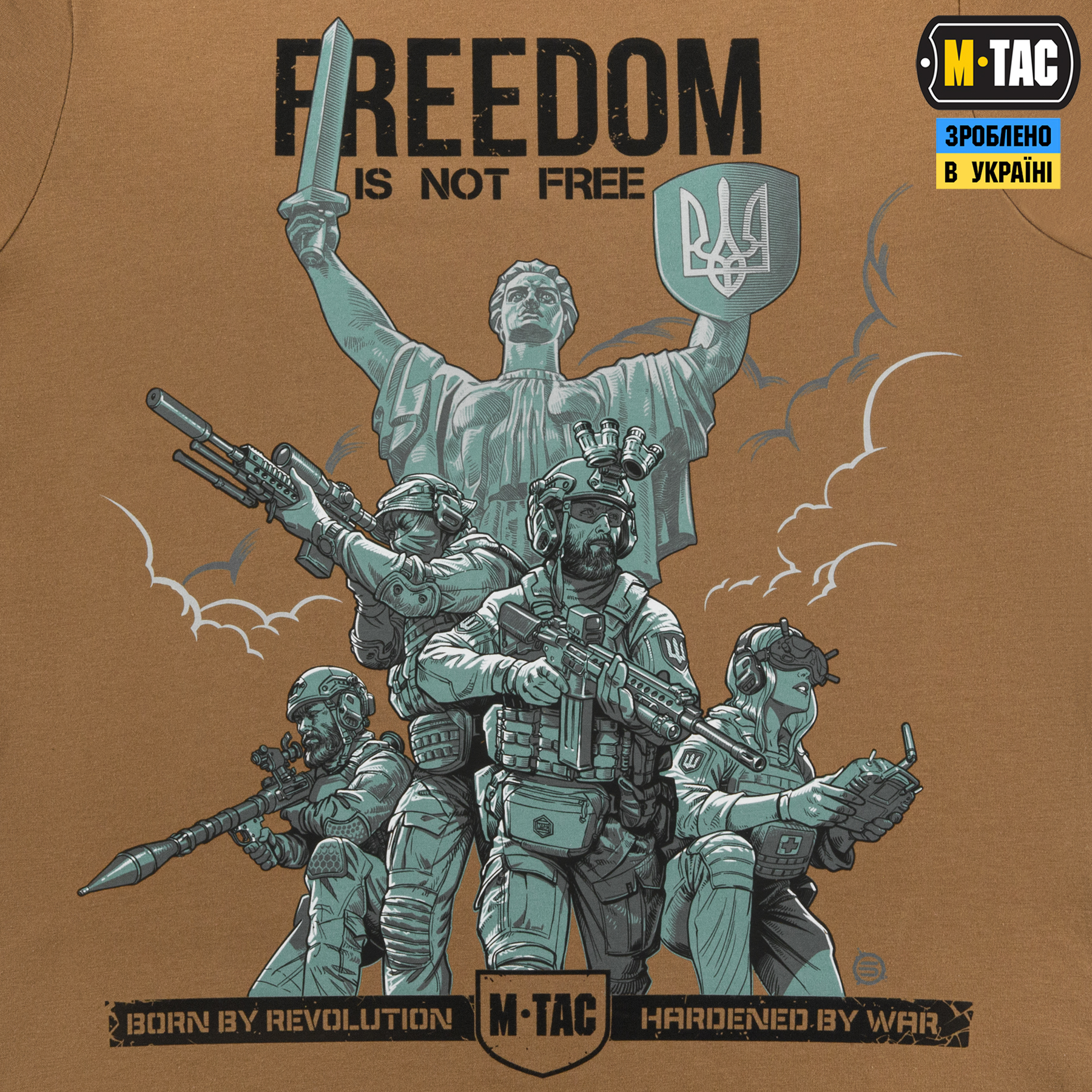 M-Tac футболка Freedom Coyote Brown — 6