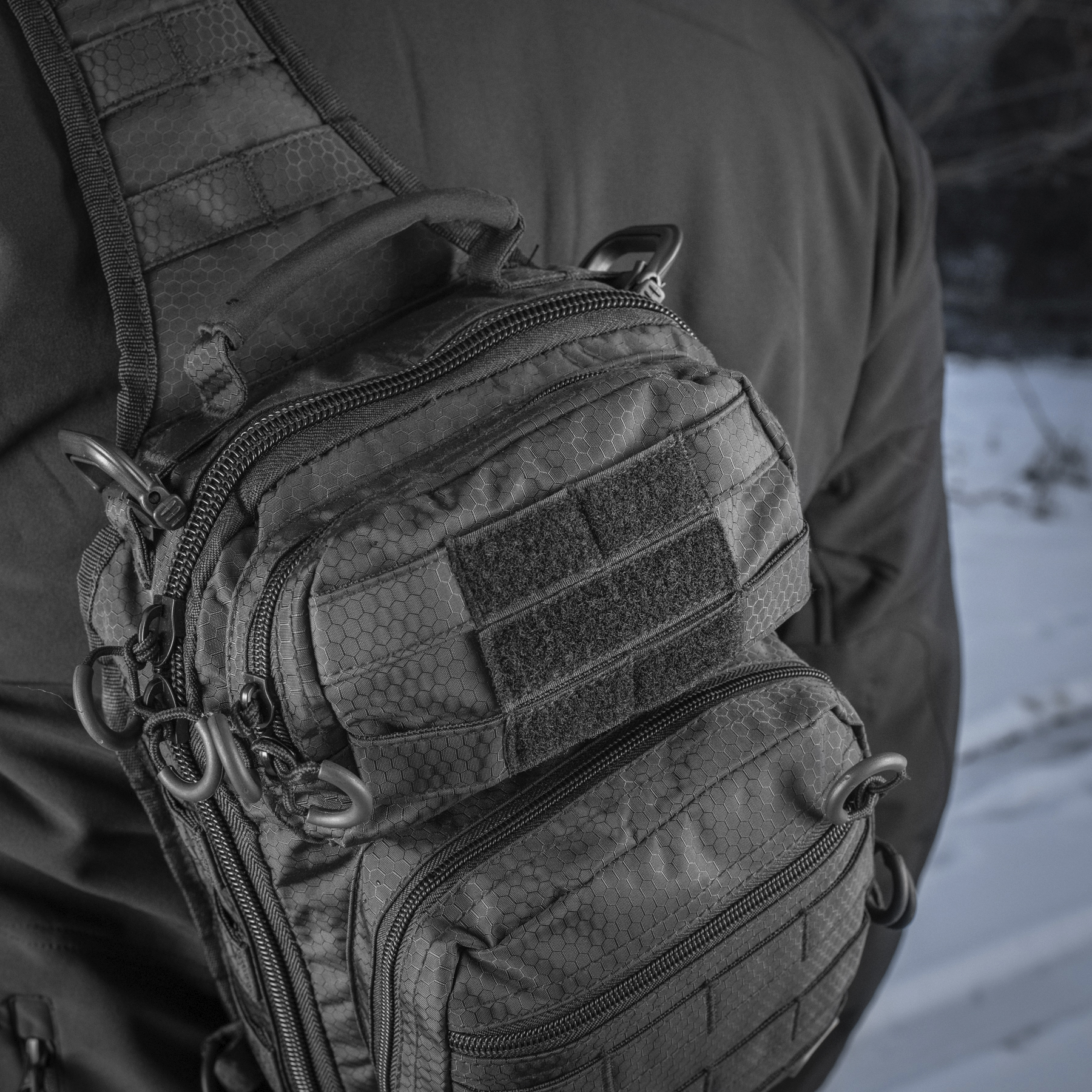 M-Tac сумка Urban Line City Hunter Hexagon Bag Black — 15