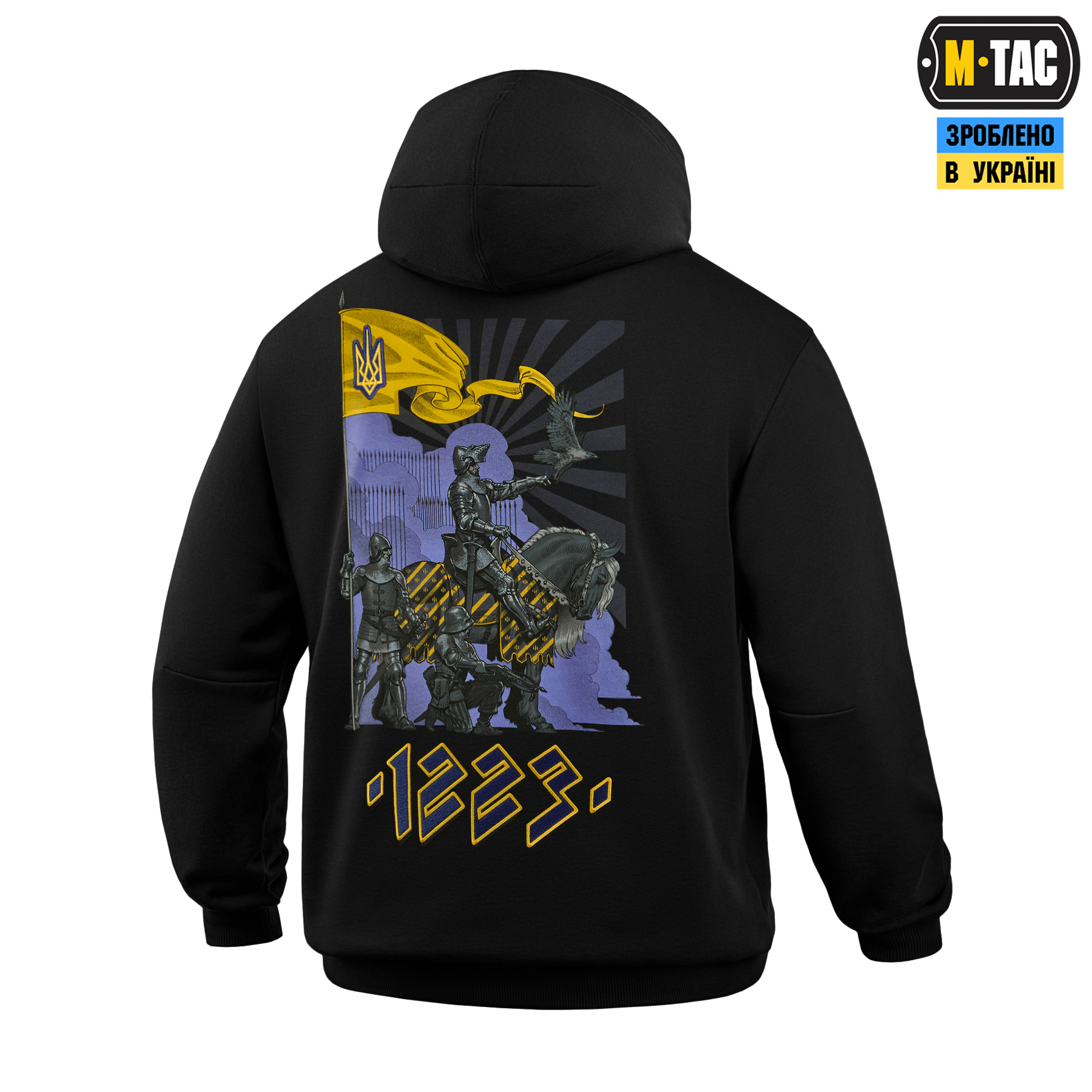 M-Tac кофта Hoodie 1223 Embroidery Cotton Hard Black — 6