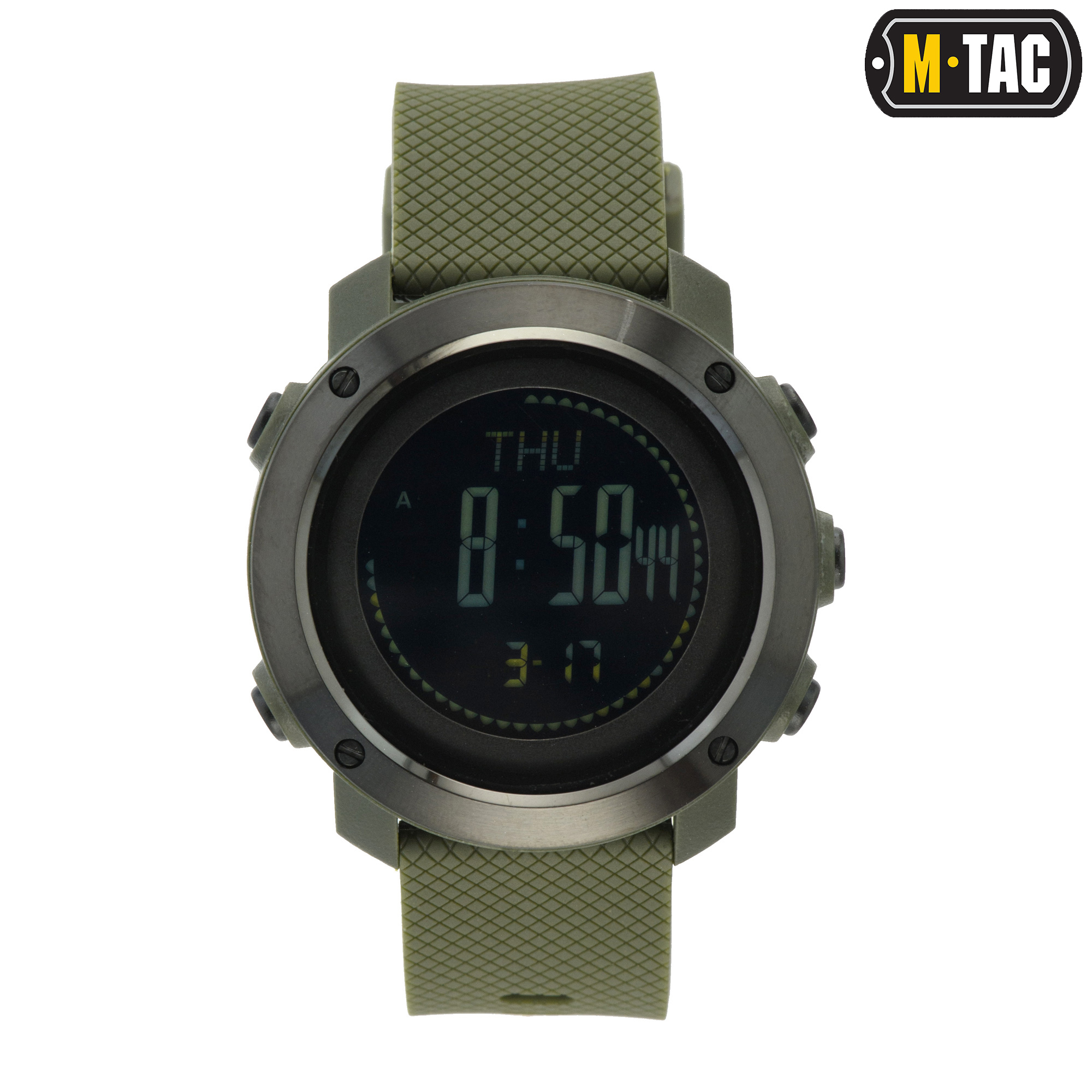 M-Tac часы тактические мультифункциональные Olive — 3