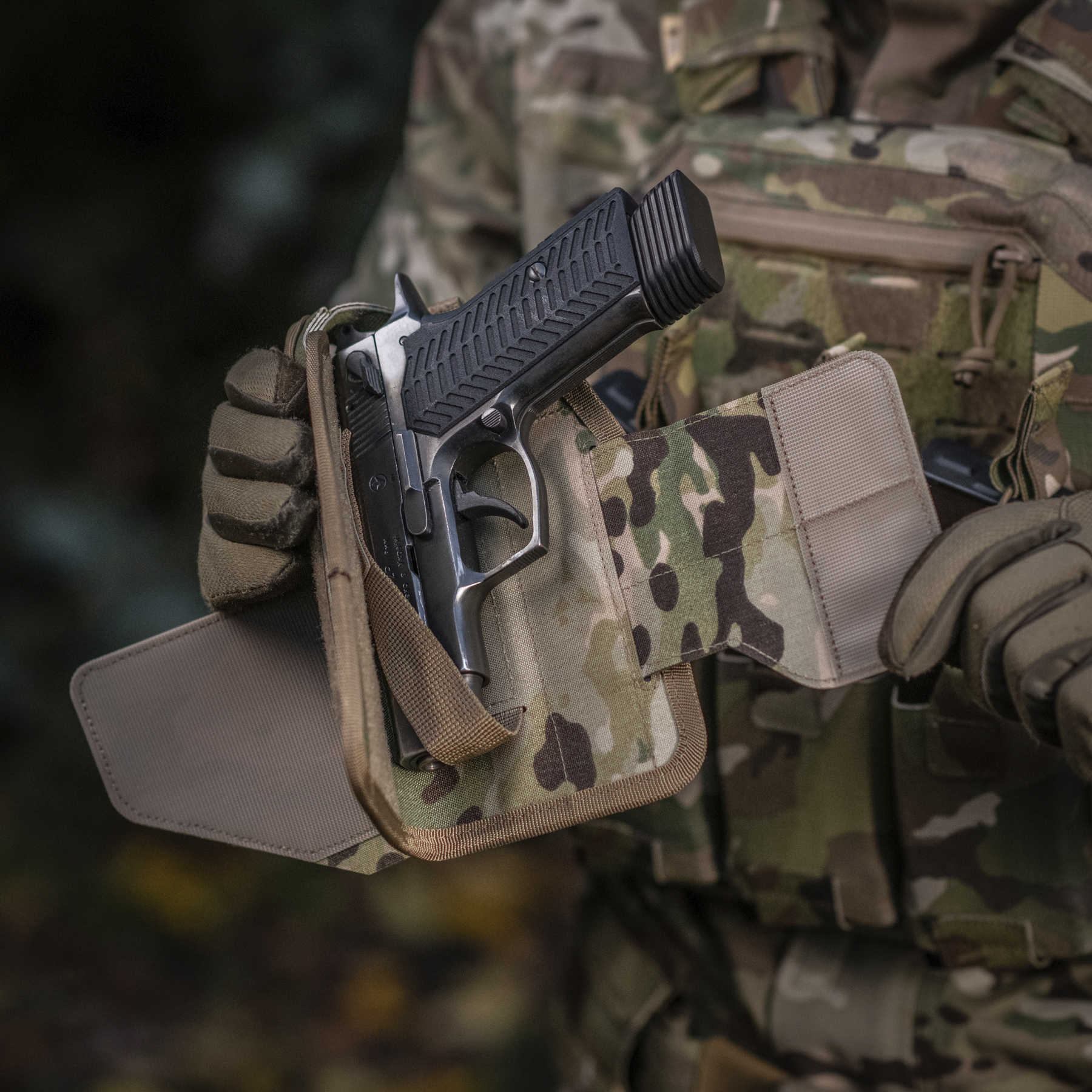 M-Tac кобура универсальная Elite Left Multicam — 21