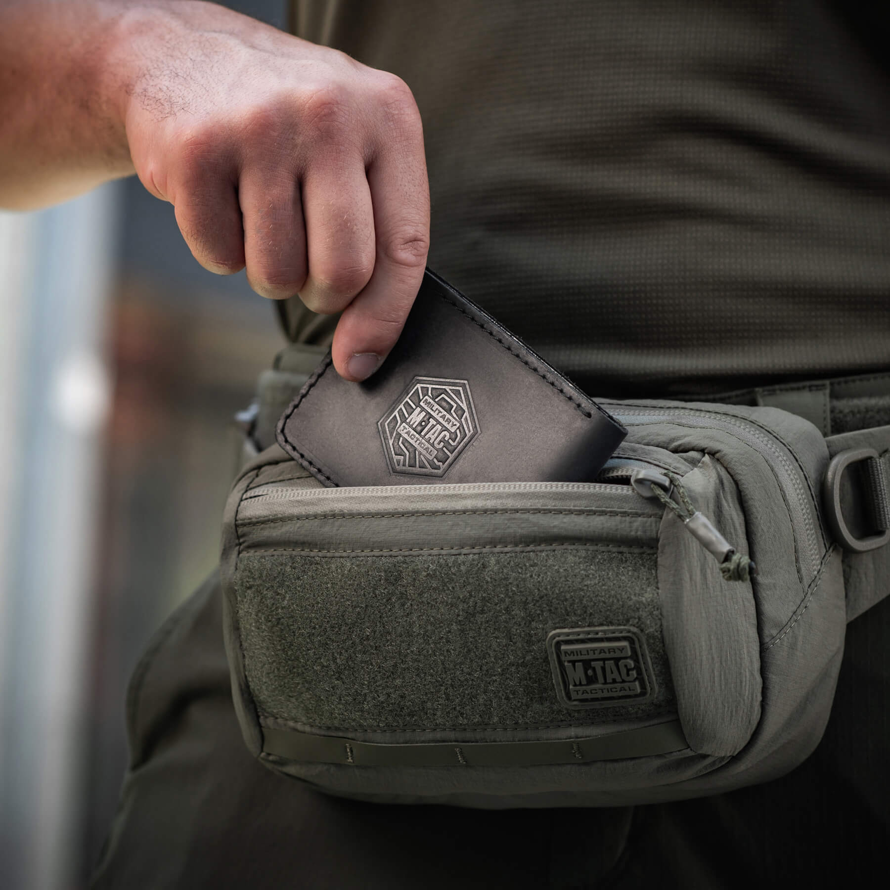 M-Tac сумка City Waist Bag с липучкой Lite-C Elite Ranger Green — 18