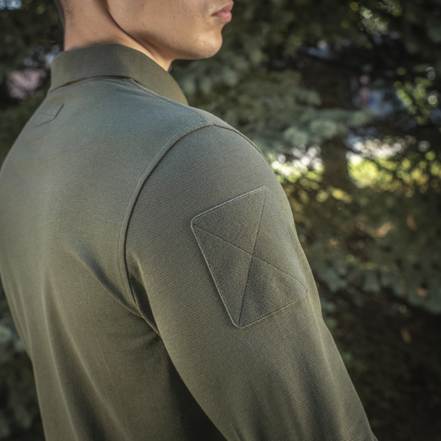M-Tac поло тактическое длинный рукав 65/35 Army Olive — 10