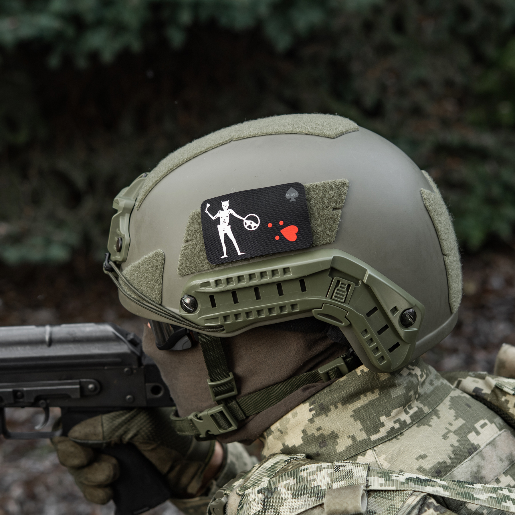 M-Tac нашивка прапор Чорна Борода Driver Black — 15