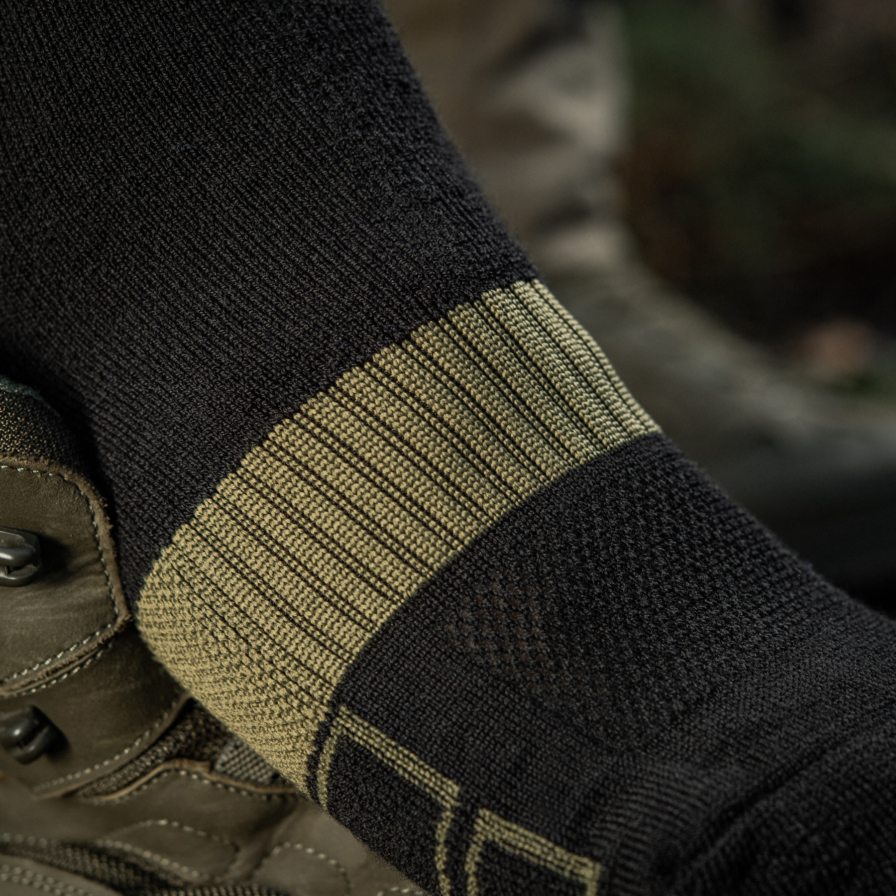 M-Tac шкарпетки зимові Ranger Wool Black/Olive — 10