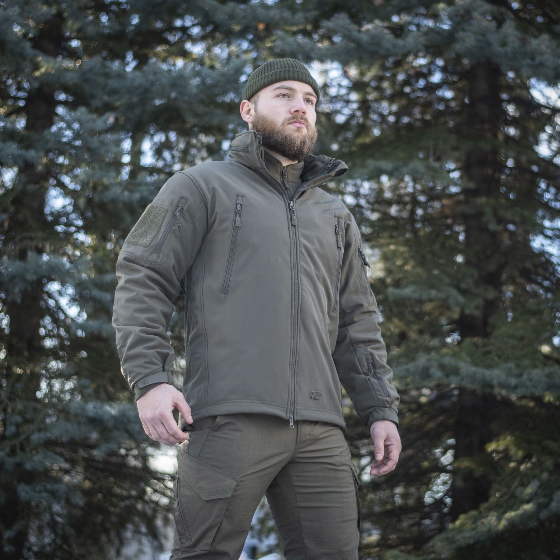 M-Tac куртка Soft Shell с подстежкой Olive — 8