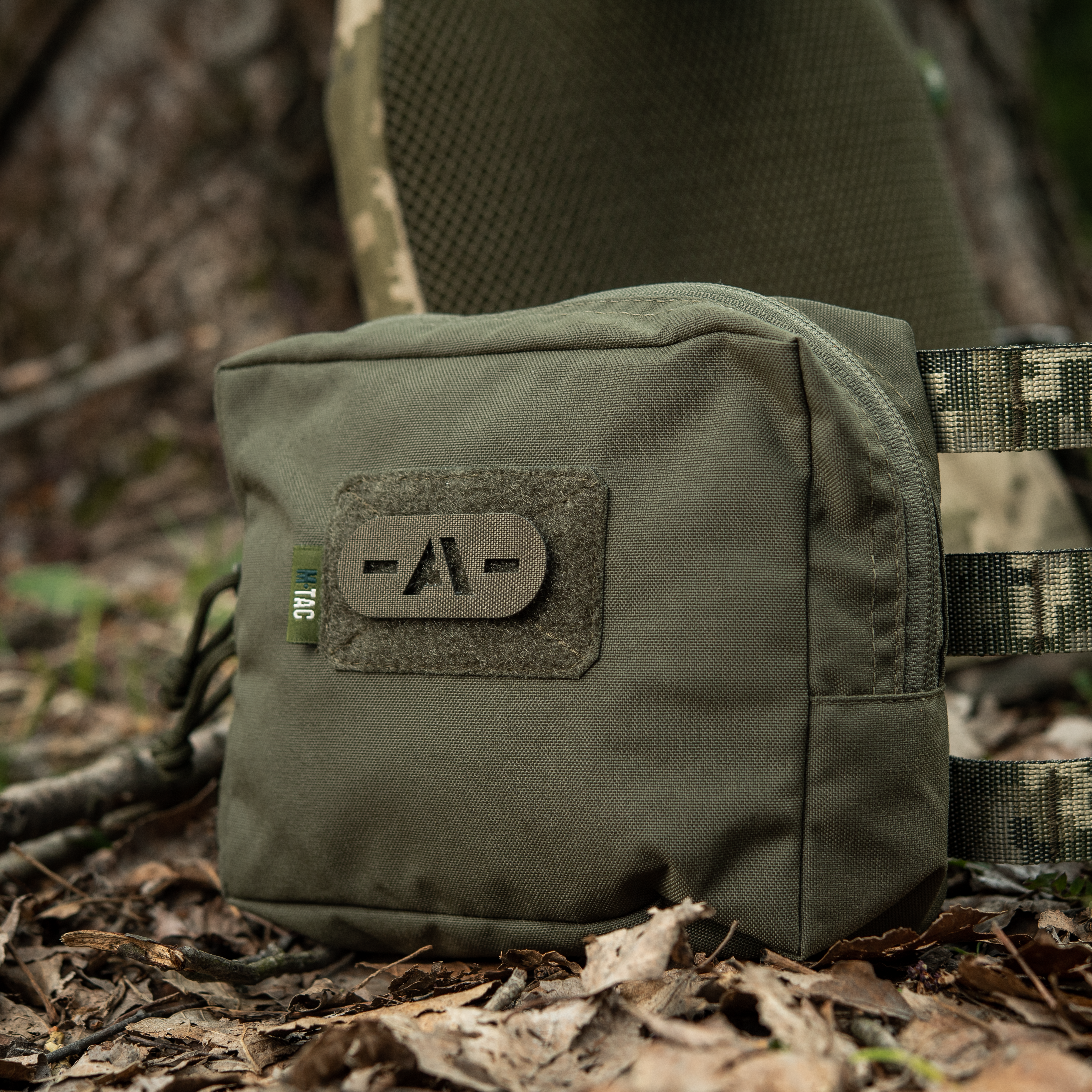 M-Tac нашивка группа крови -A- сквозная Laser Cut Ranger Green — 3