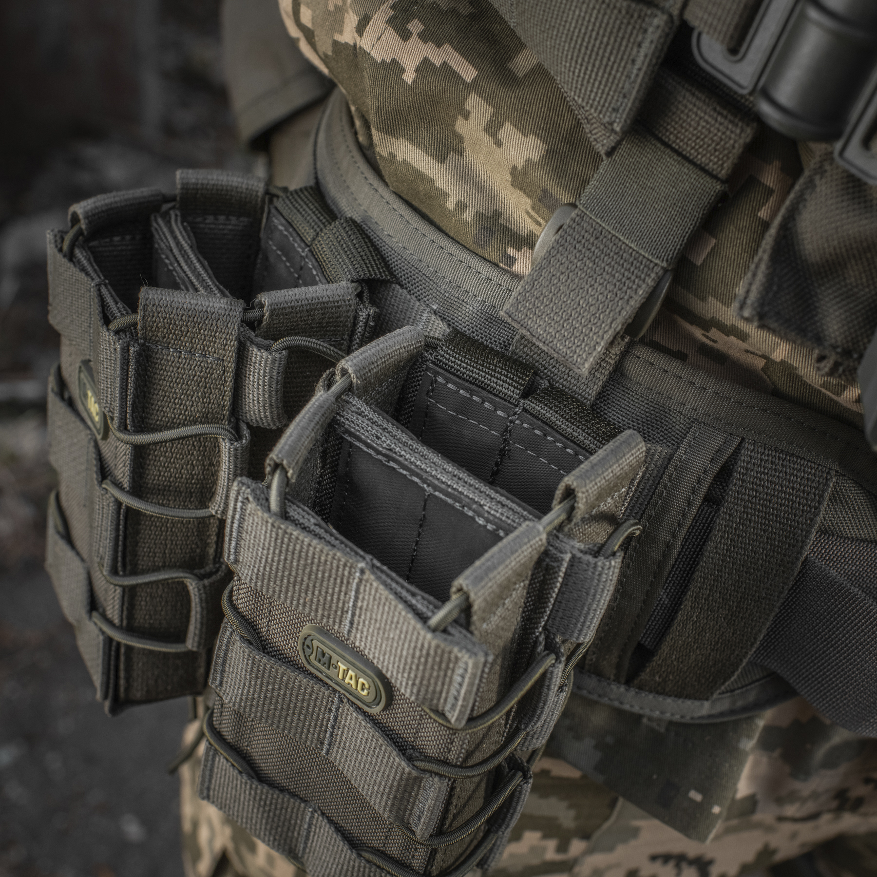 M-Tac подсумок для АК открытый двойной Ranger Green — 15