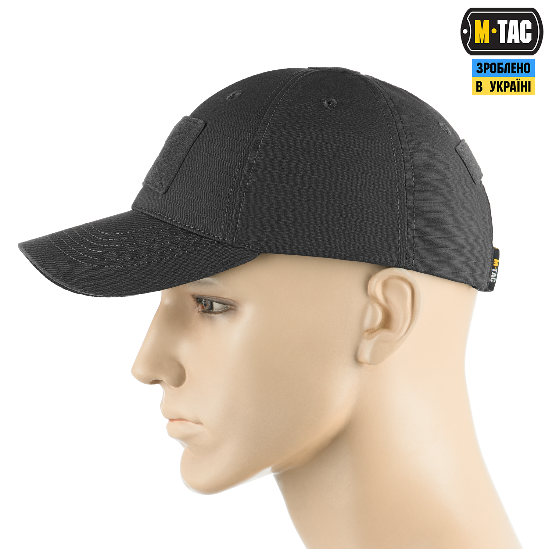 M-Tac бейсболка тактическая Elite Flex рип-стоп Dark Grey — 3