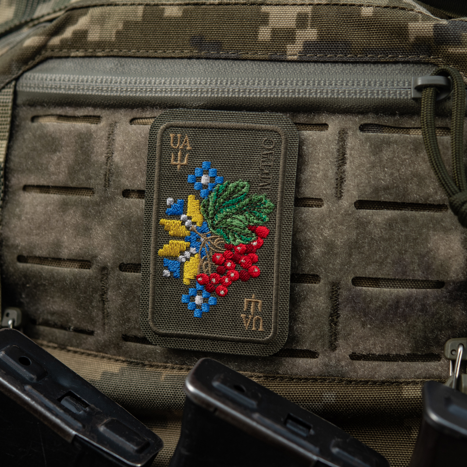M-Tac нашивка Орнамент Калина (вышивка) Ranger Green — 5
