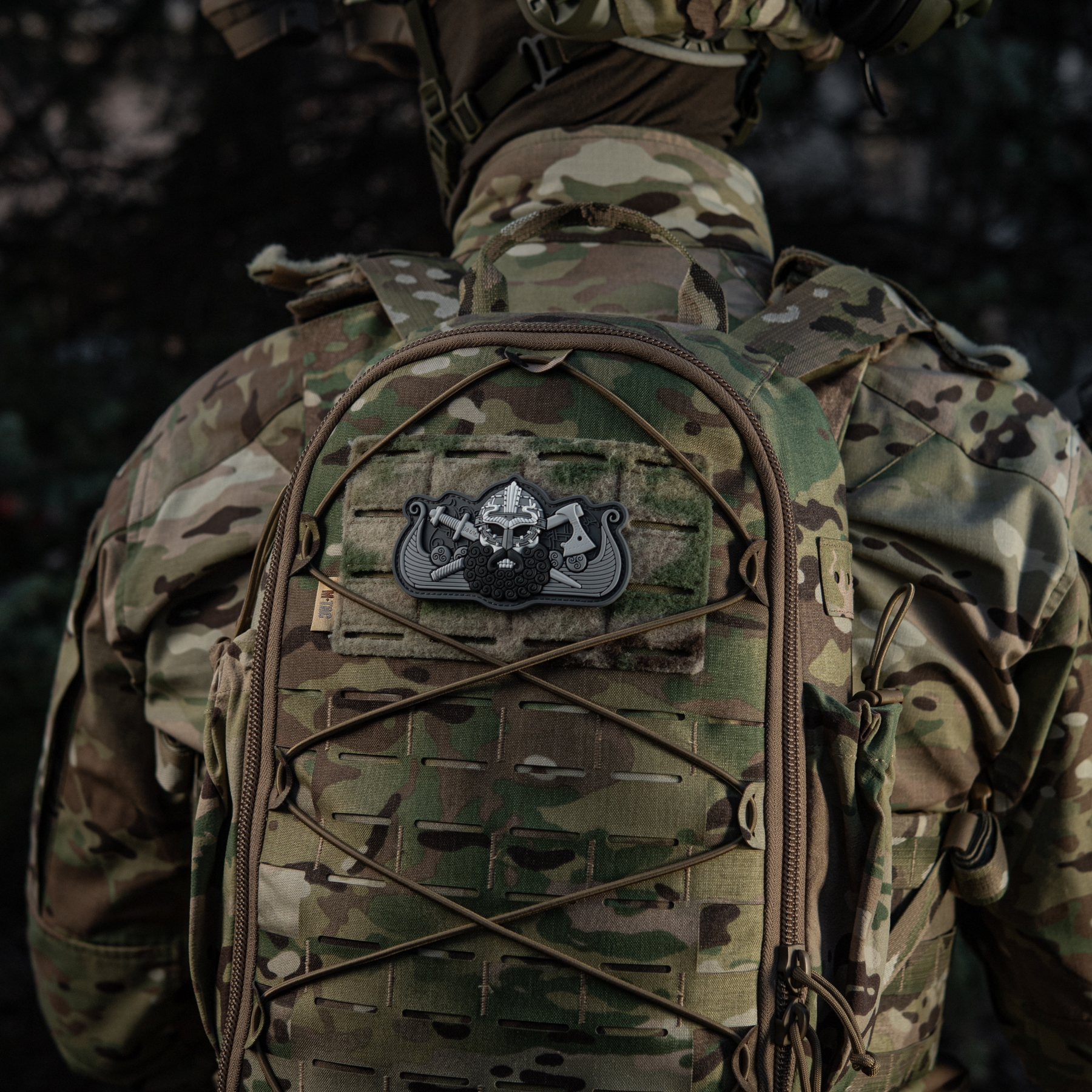 M-Tac нашивка Viking’s Drakkar Black/Grey — 14