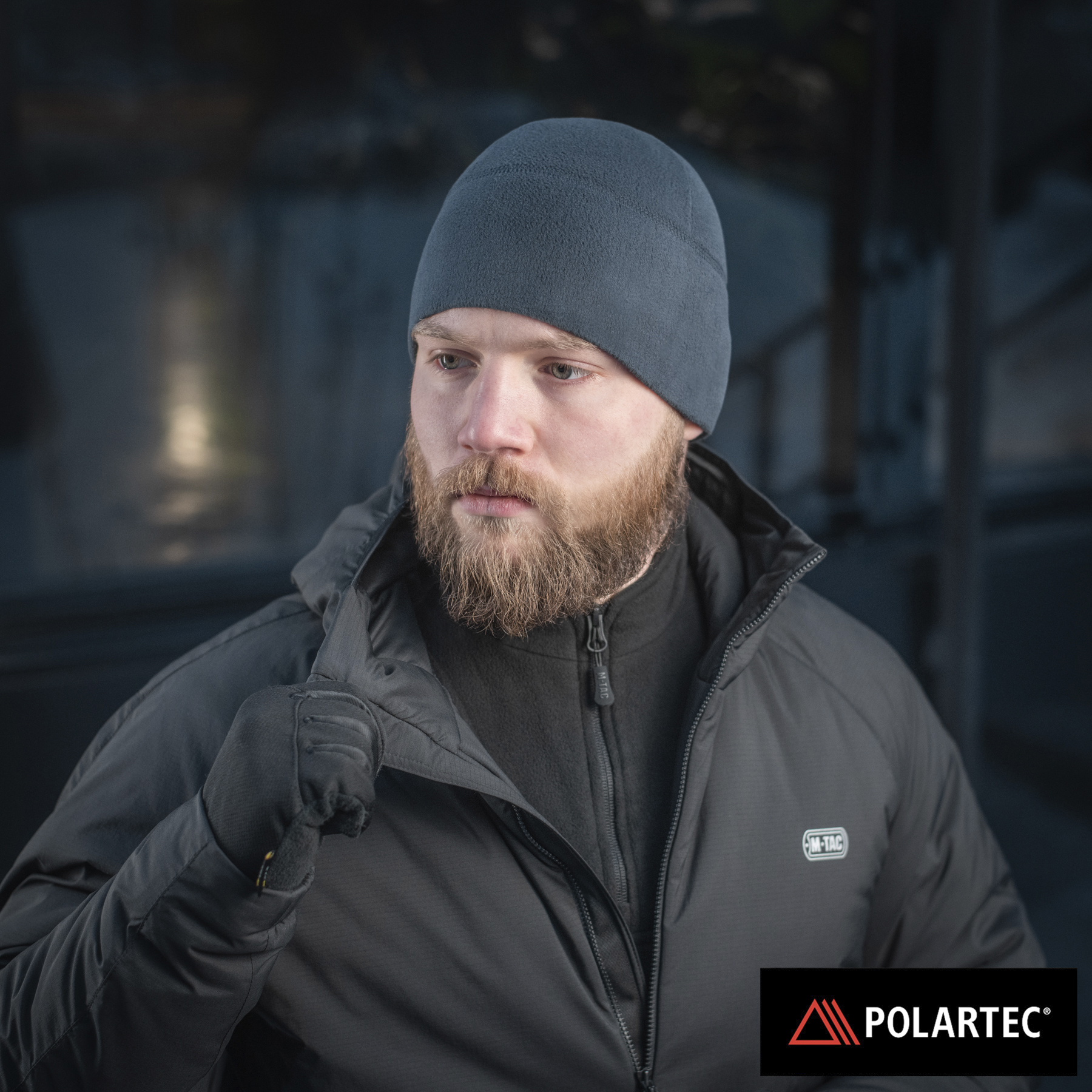 M-Tac шапка Watch Cap флис Light Polartec Gen.II Dark Navy Blue — 7