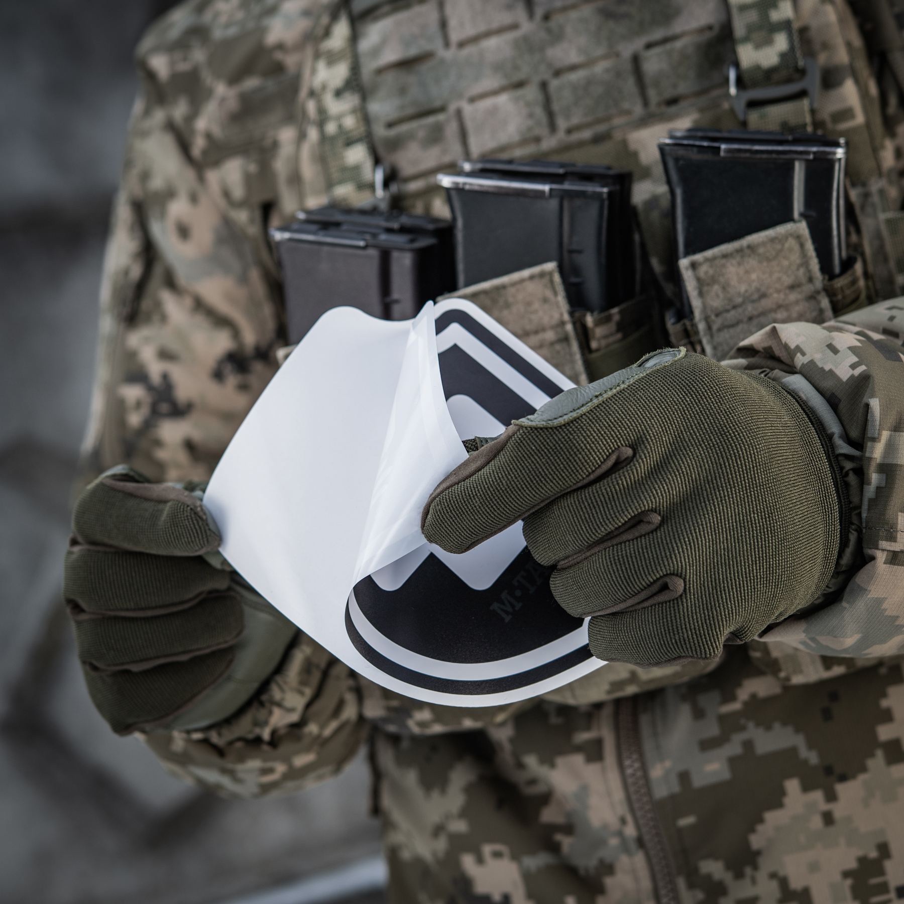 M-Tac наклейка Хрест ЗСУ Black — 4