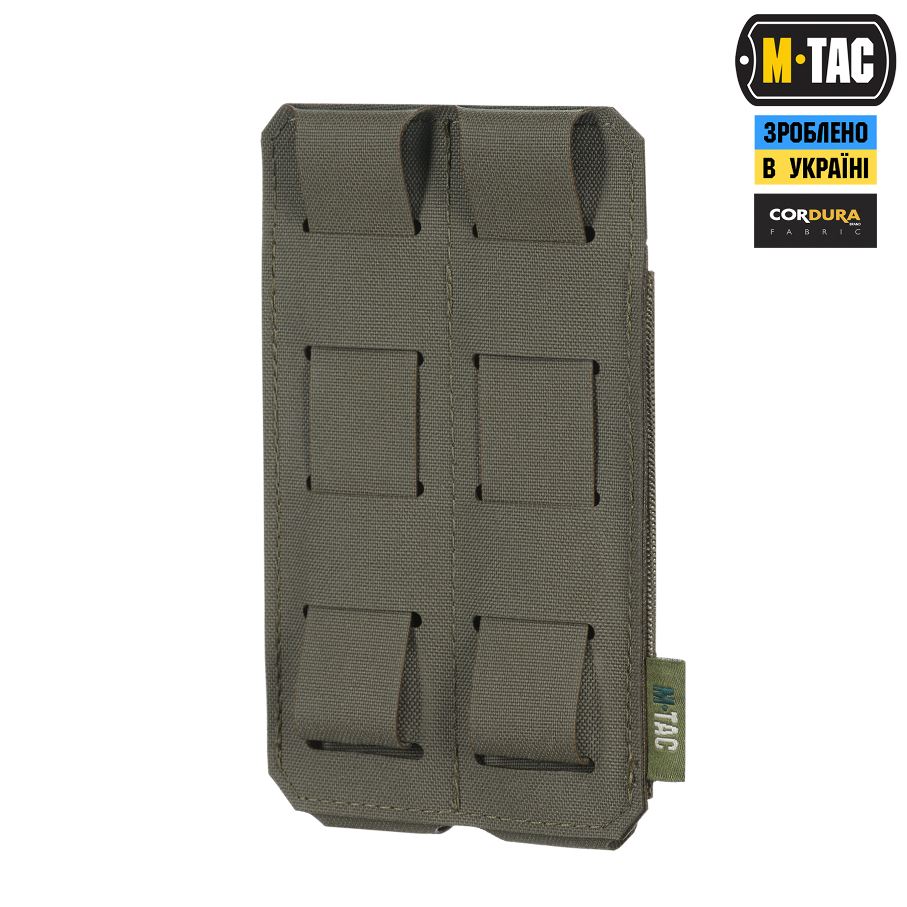 M-Tac подсумок двойной для пистолетного магазина АПС Laser Cut Ranger Green — 6