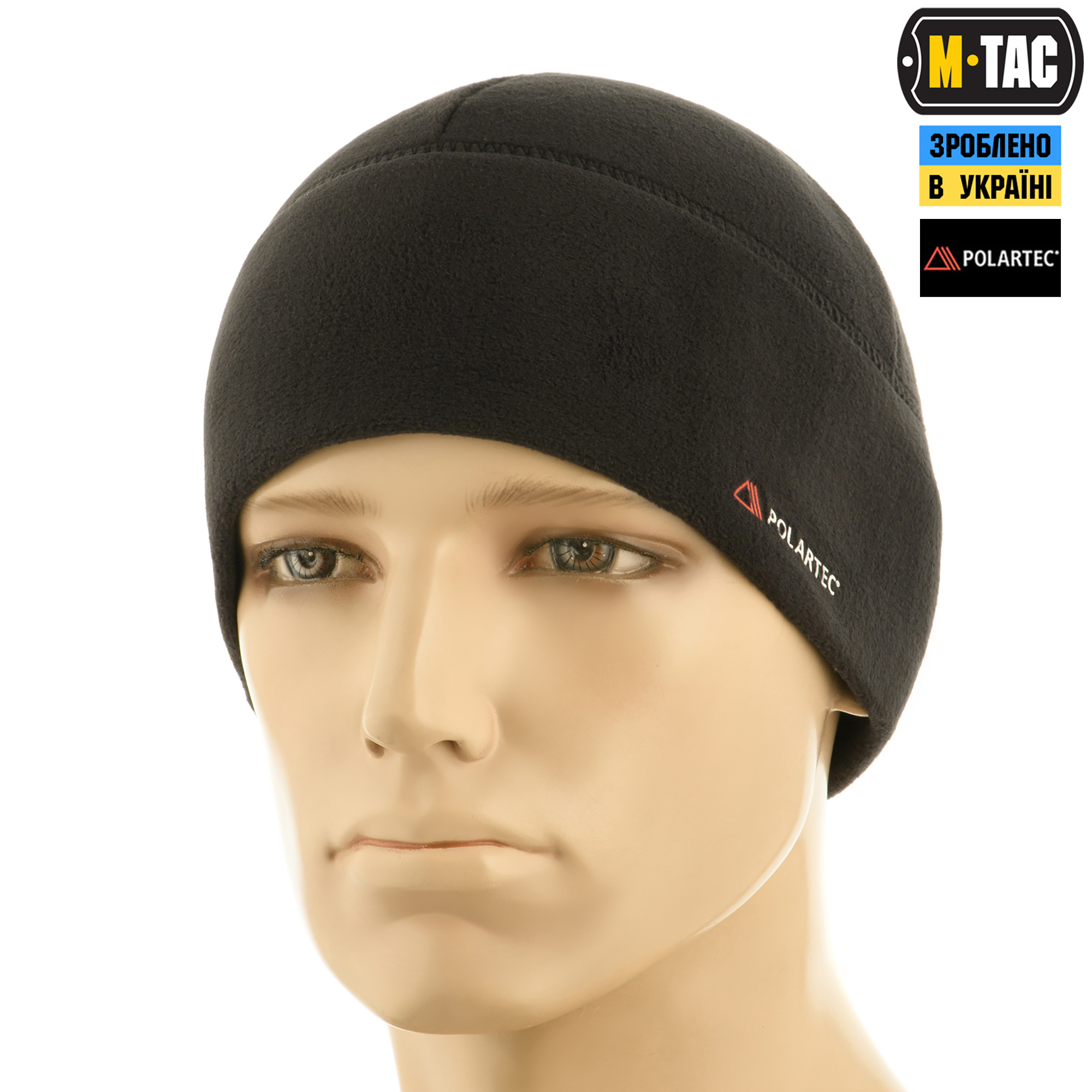 M-Tac шапка Watch Cap флис Light Polartec Black — 2