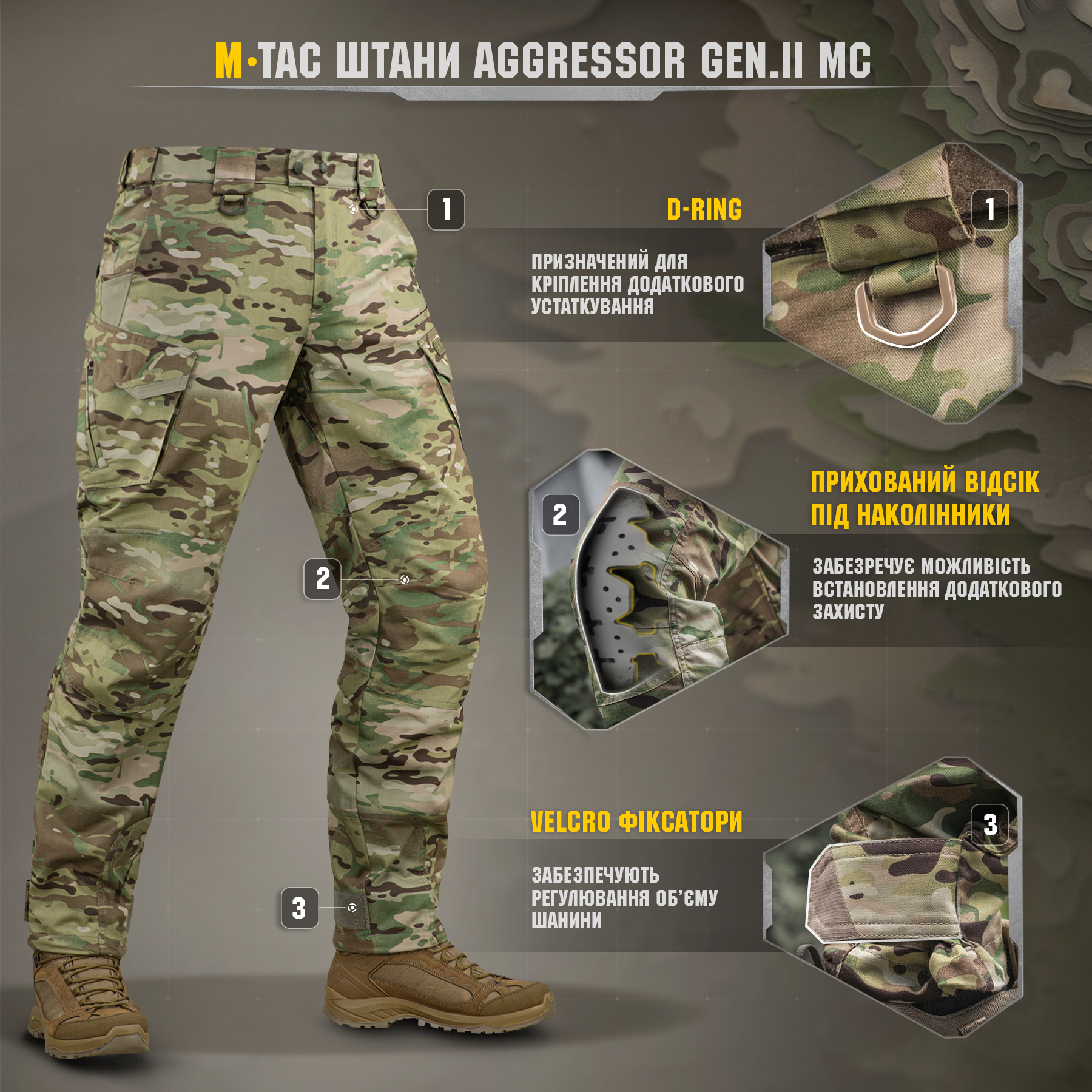 M-Tac брюки Aggressor Gen.II MC — 8