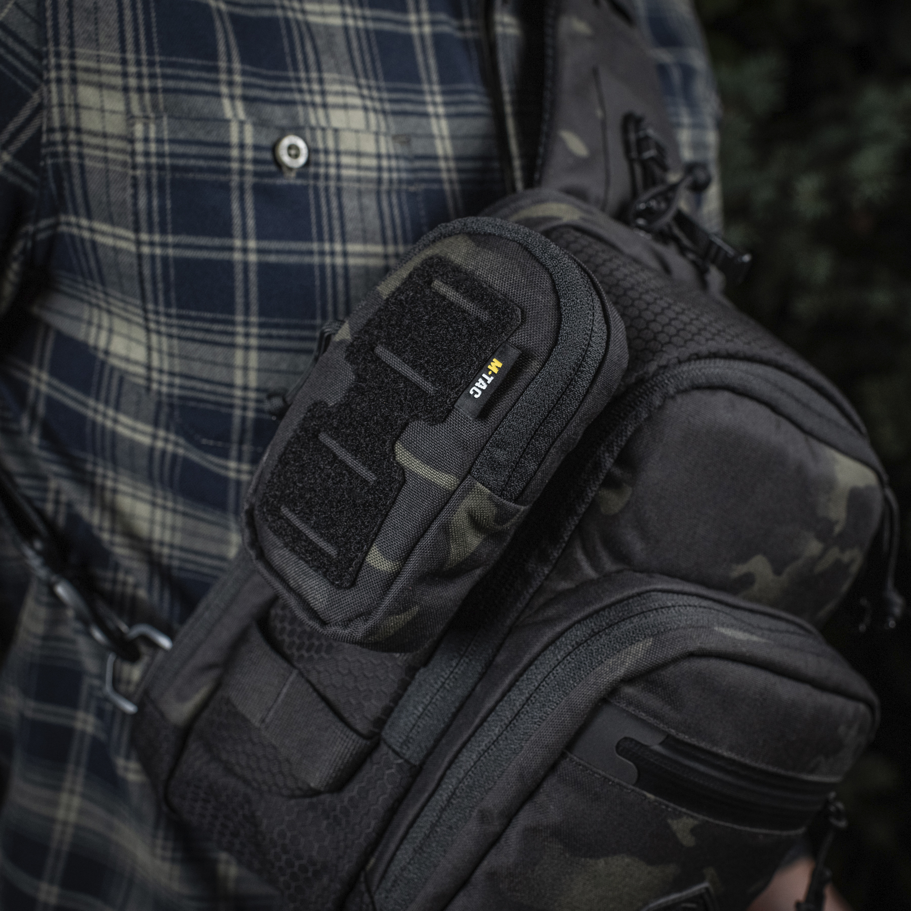 M-Tac подсумок утилитарный плечевой Elite Gen.II Multicam Black — 8