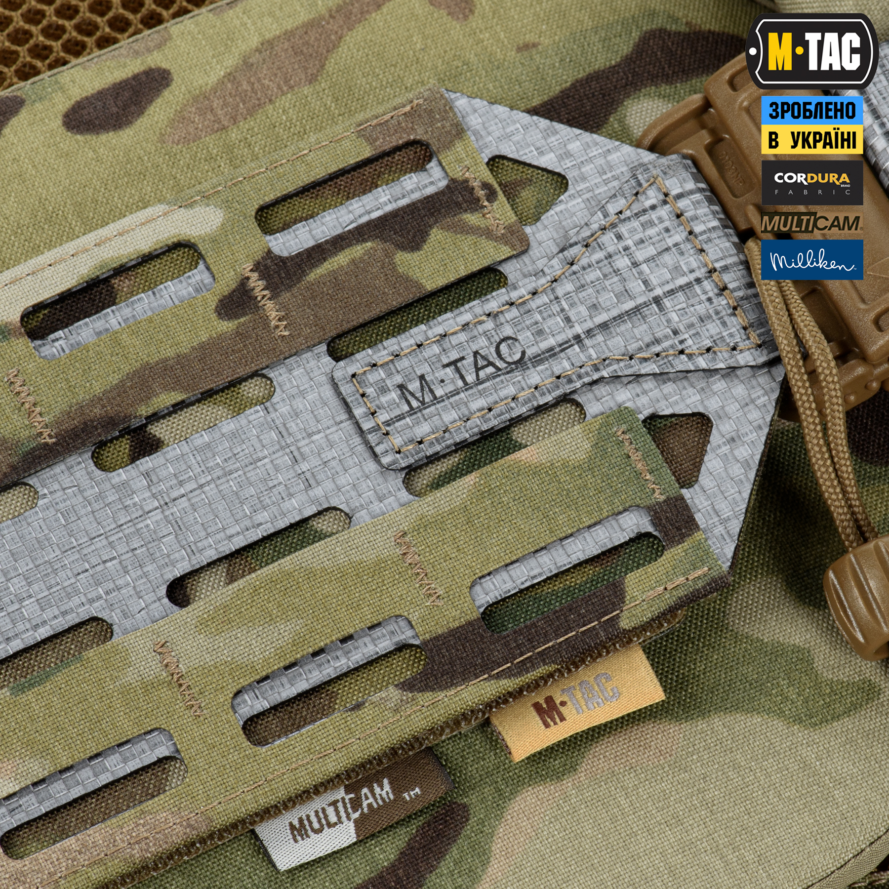 M-Tac плитоноска Cuirass Tiger Elite (розмір плити М) Multicam — 9