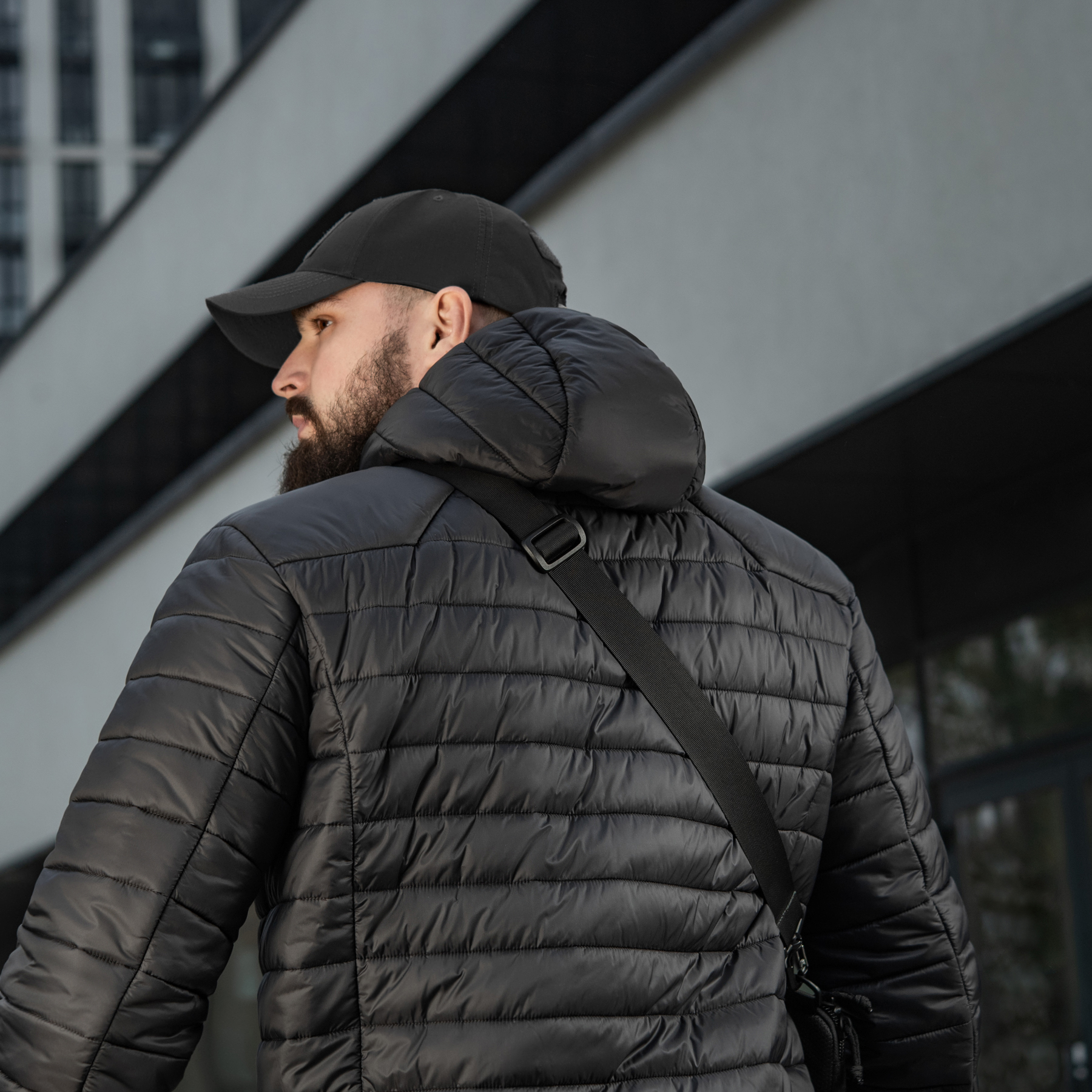 M-Tac сумка Admin Bag Large Elite с липучкой Hex Black — 25