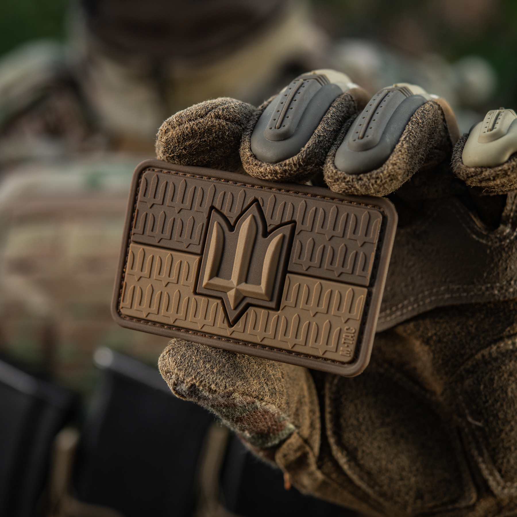 M-Tac нашивка прапор України з тризубом ЗСУ PVC Coyote — 13