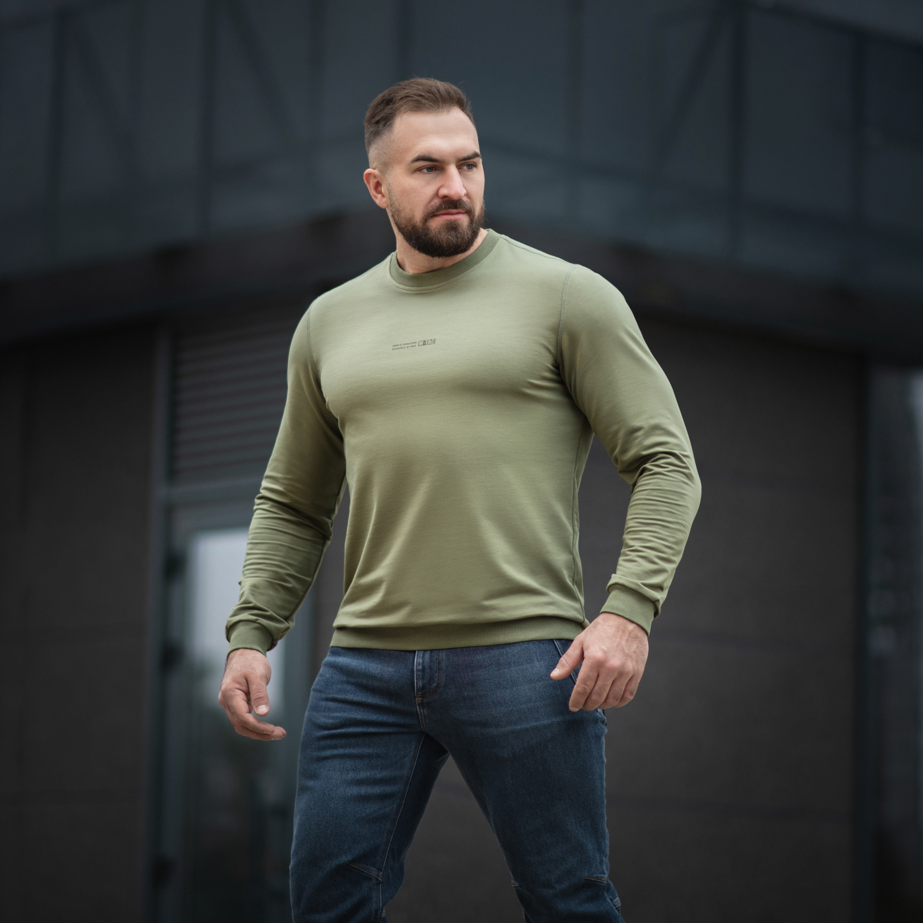 M-Tac свитшот Born by Revolution Light Olive — 10