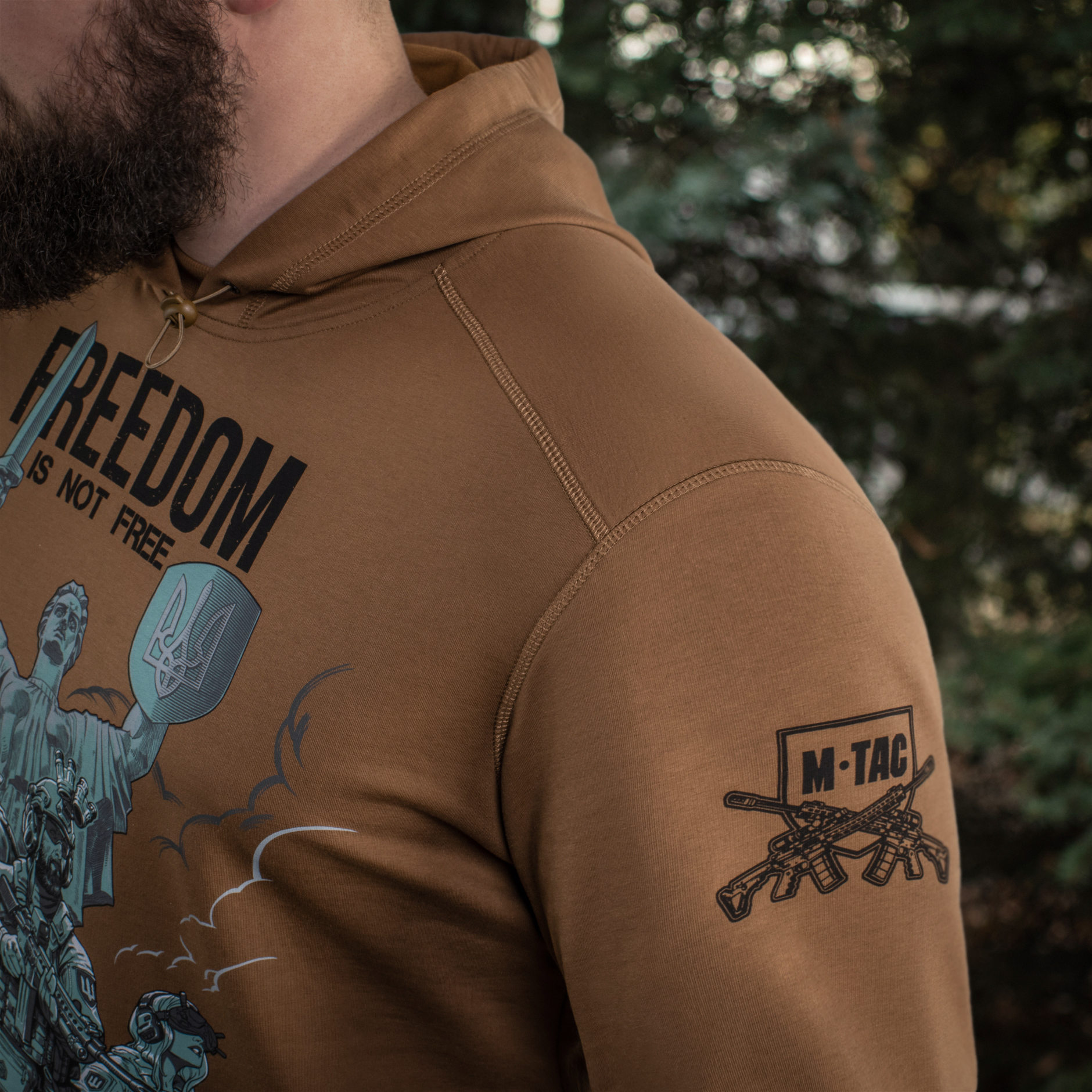 M-Tac кофта Hoodie Freedom Coyote Brown — 24
