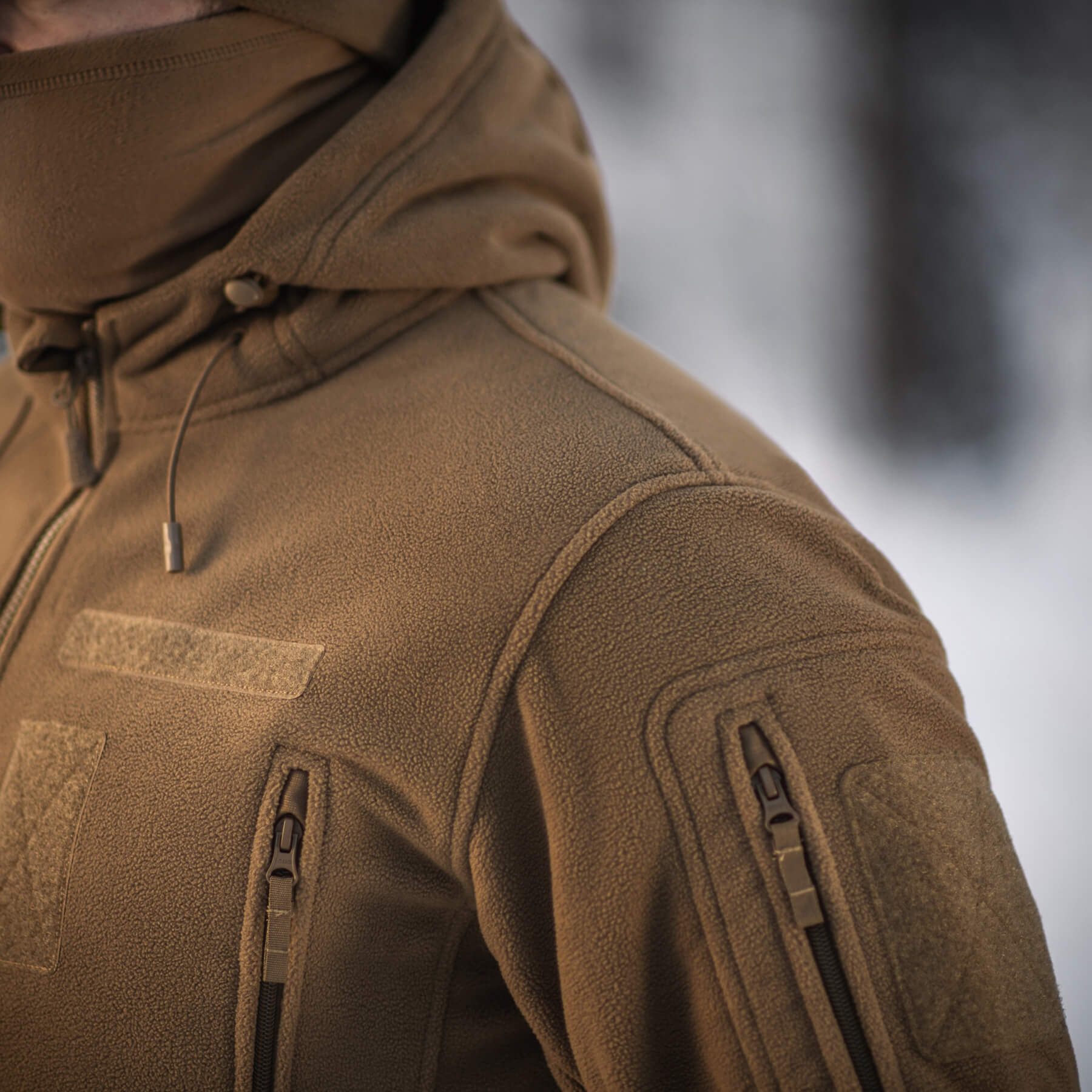 M-Tac куртка флисовая Windblock Division Gen.III Coyote Brown — 40