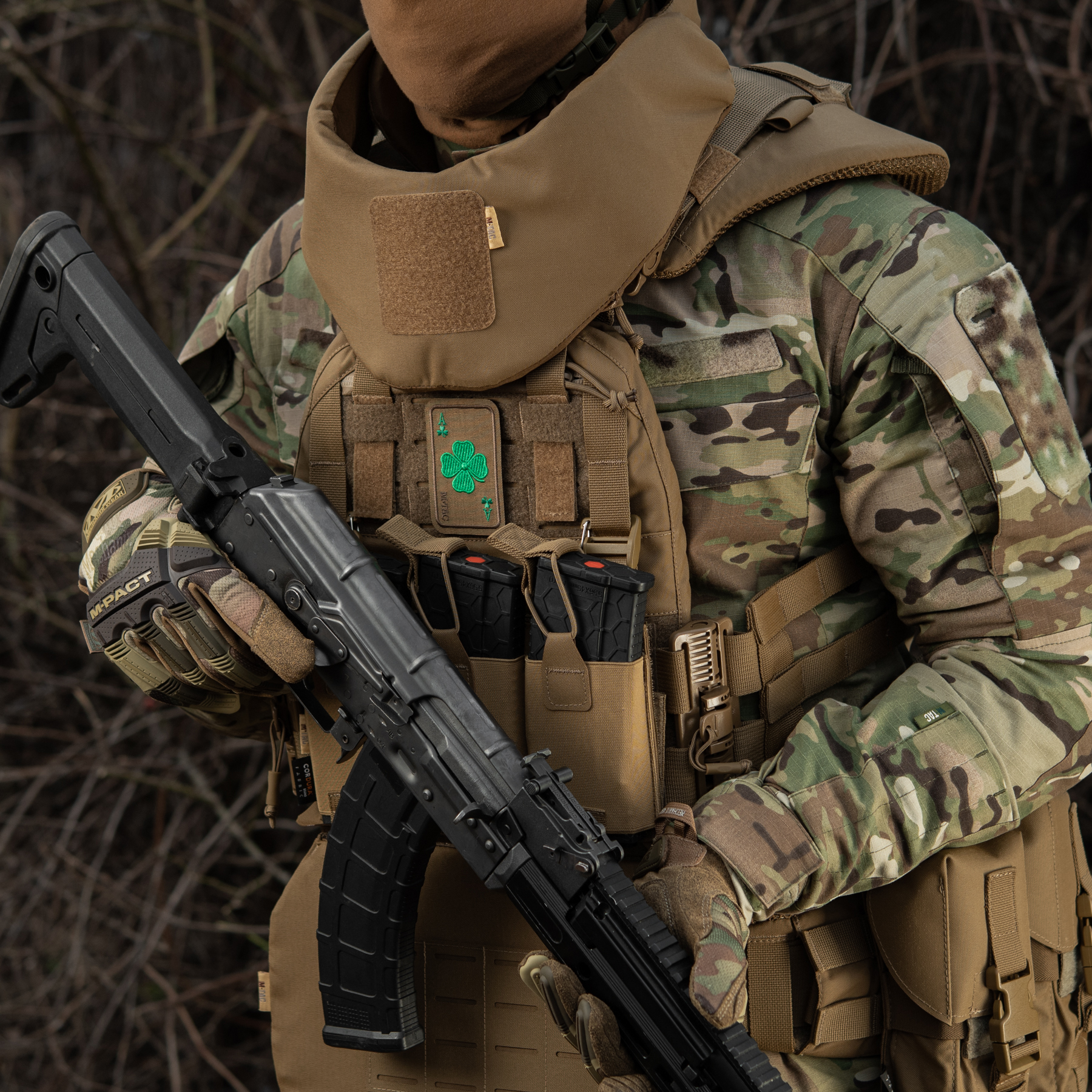 M-Tac нашивка Фартовая Карта (вышивка) Coyote — 3