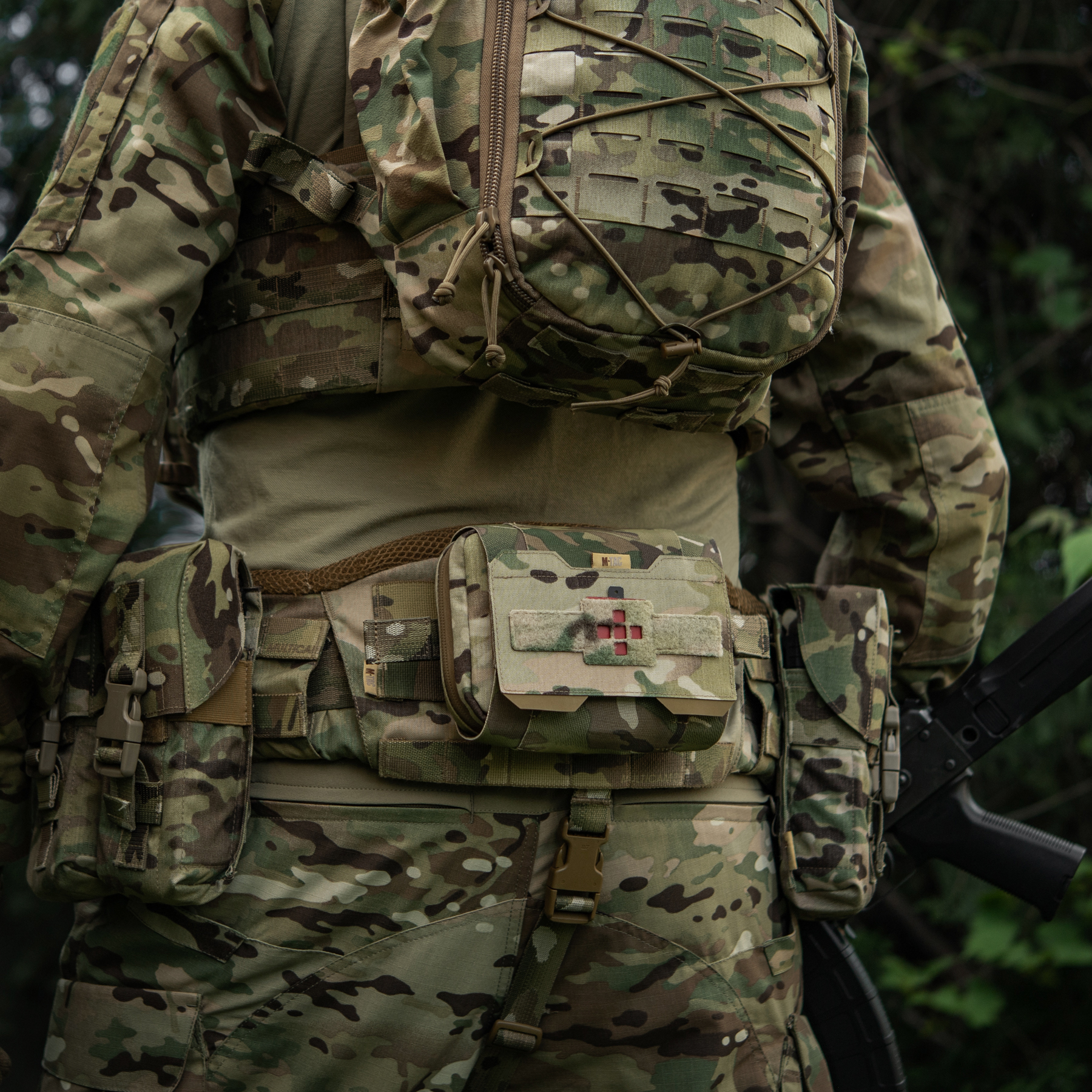 M-Tac подсумок медицинский горизонтальный Large Elite Multicam — 11