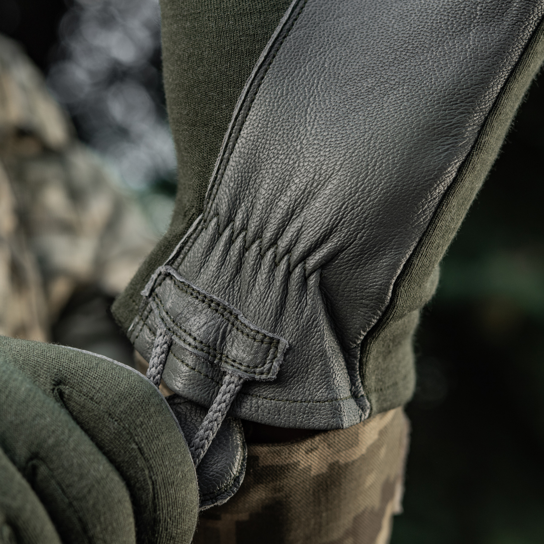 M-Tac перчатки Nomex Sport Leather Olive — 11