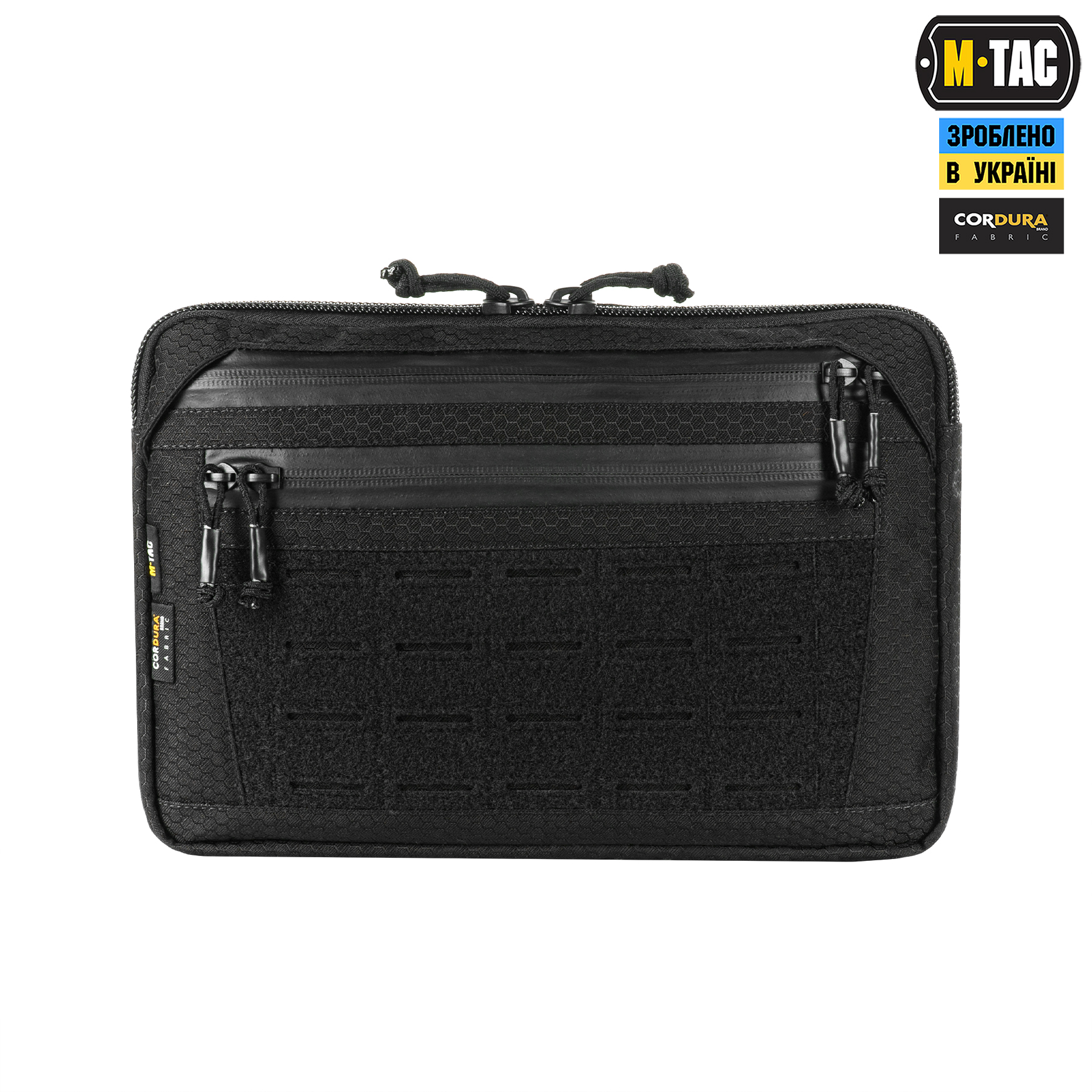 M-Tac сумка Admin Bag Medium Elite с липучкой Hex Black — 3