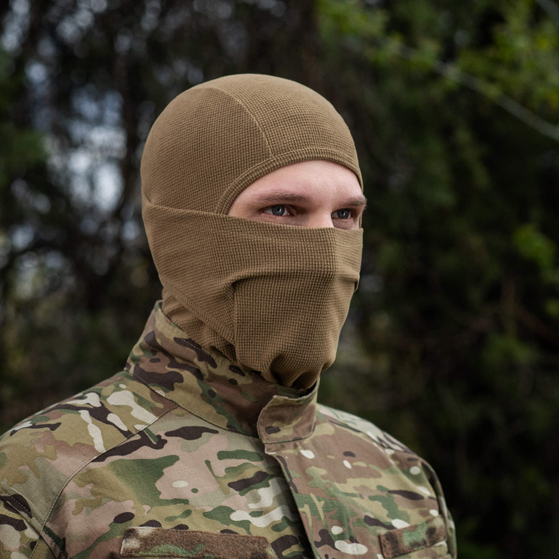 M-Tac балаклава-ниндзя Pro микрофлис рип-стоп Tan — 13