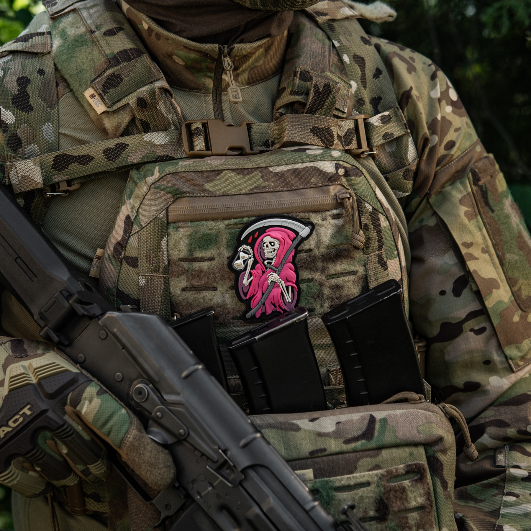 M-Tac нашивка Time PVC Pink/Black — 8
