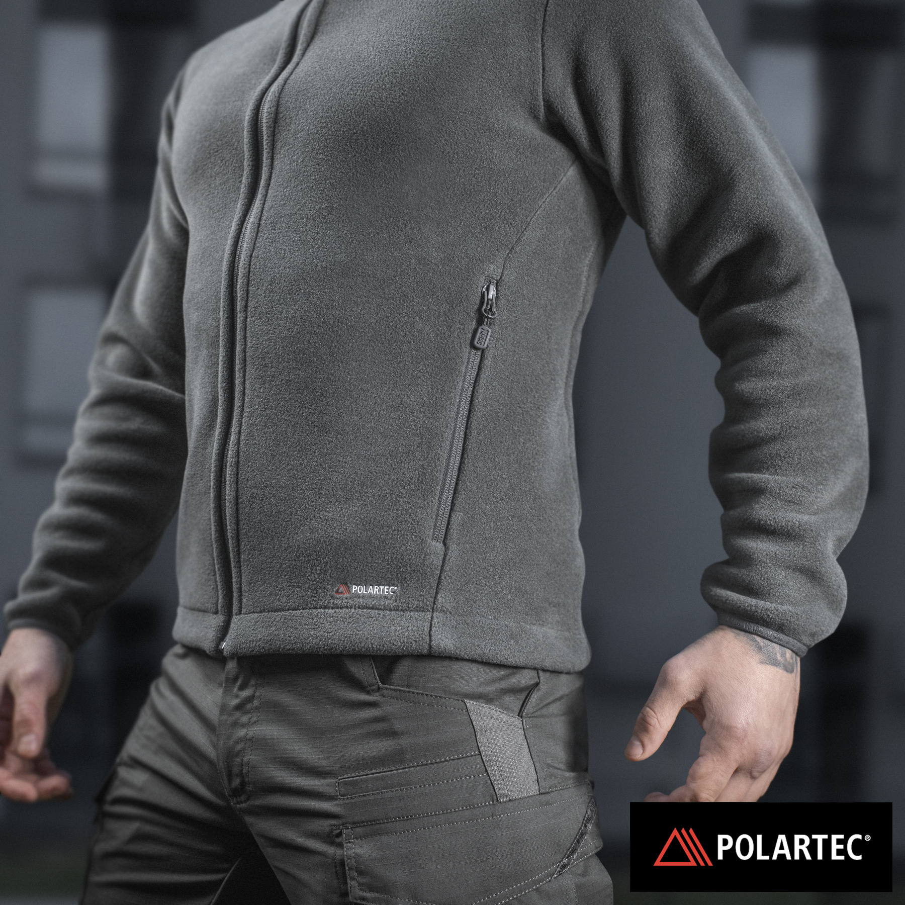 M-Tac кофта Nord Fleece Polartec Dark Grey — 15