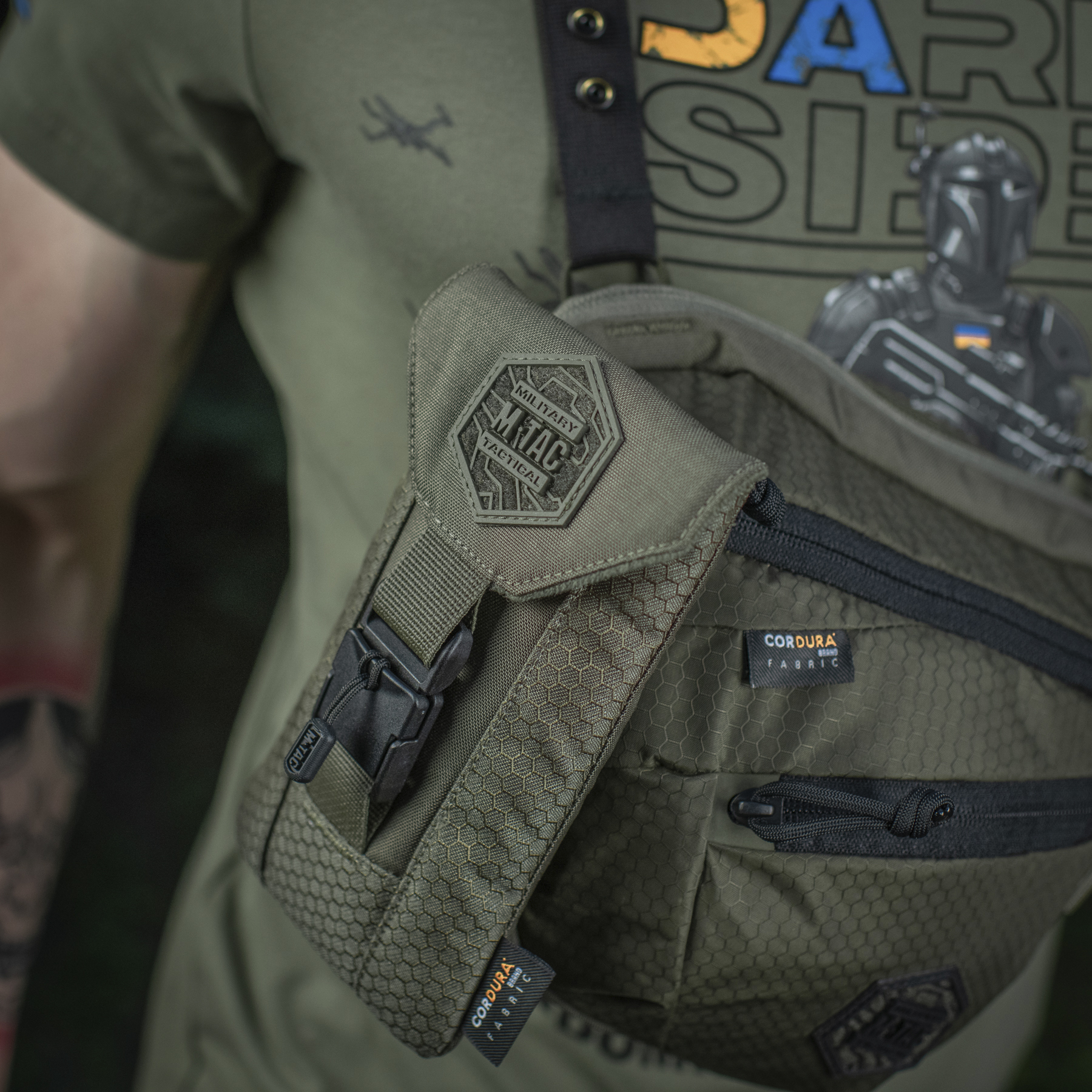 M-Tac подсумок для смартфона Elite Large Hex Ranger Green — 15