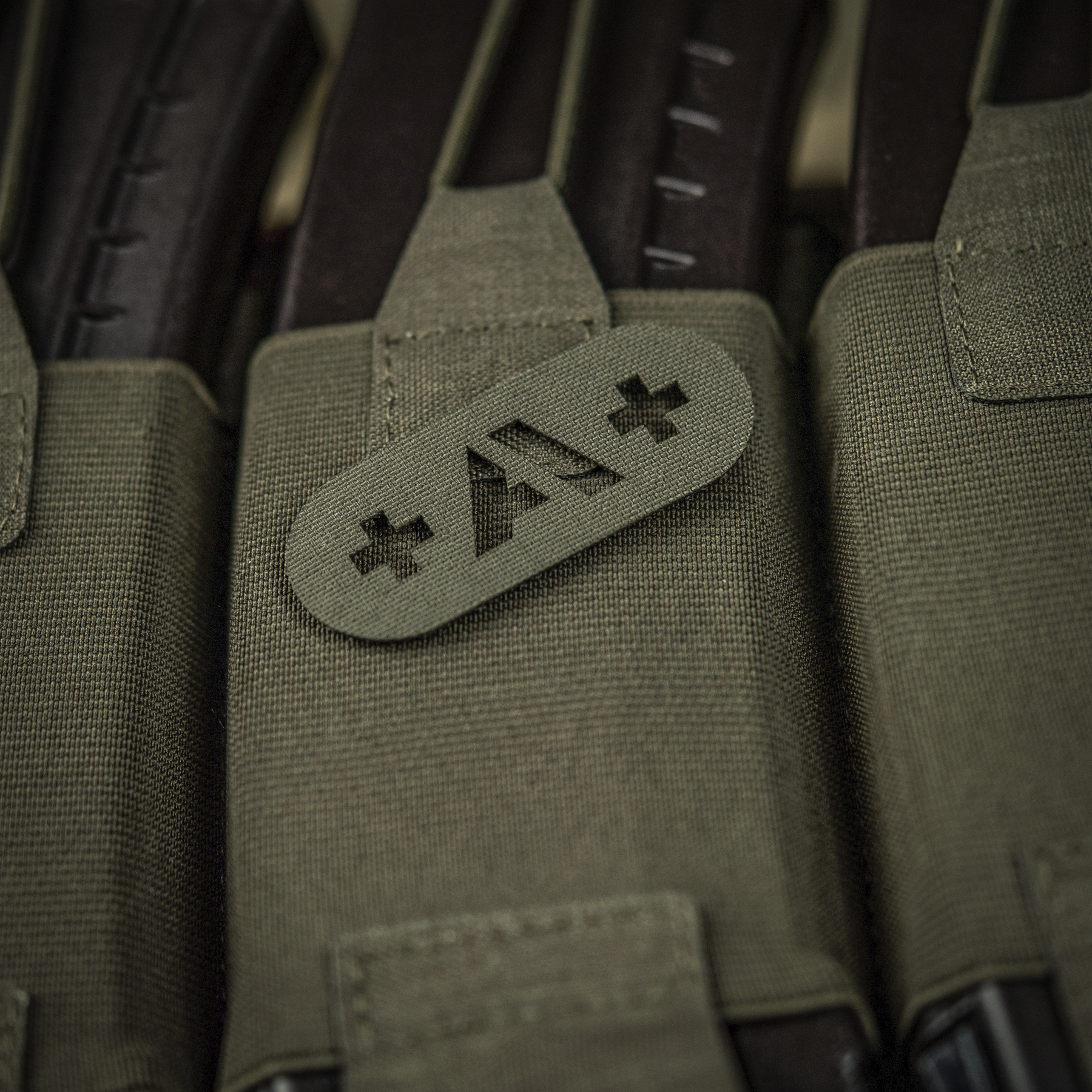 M-Tac нашивка группа крови +A+ сквозная Laser Cut Ranger Green — 8