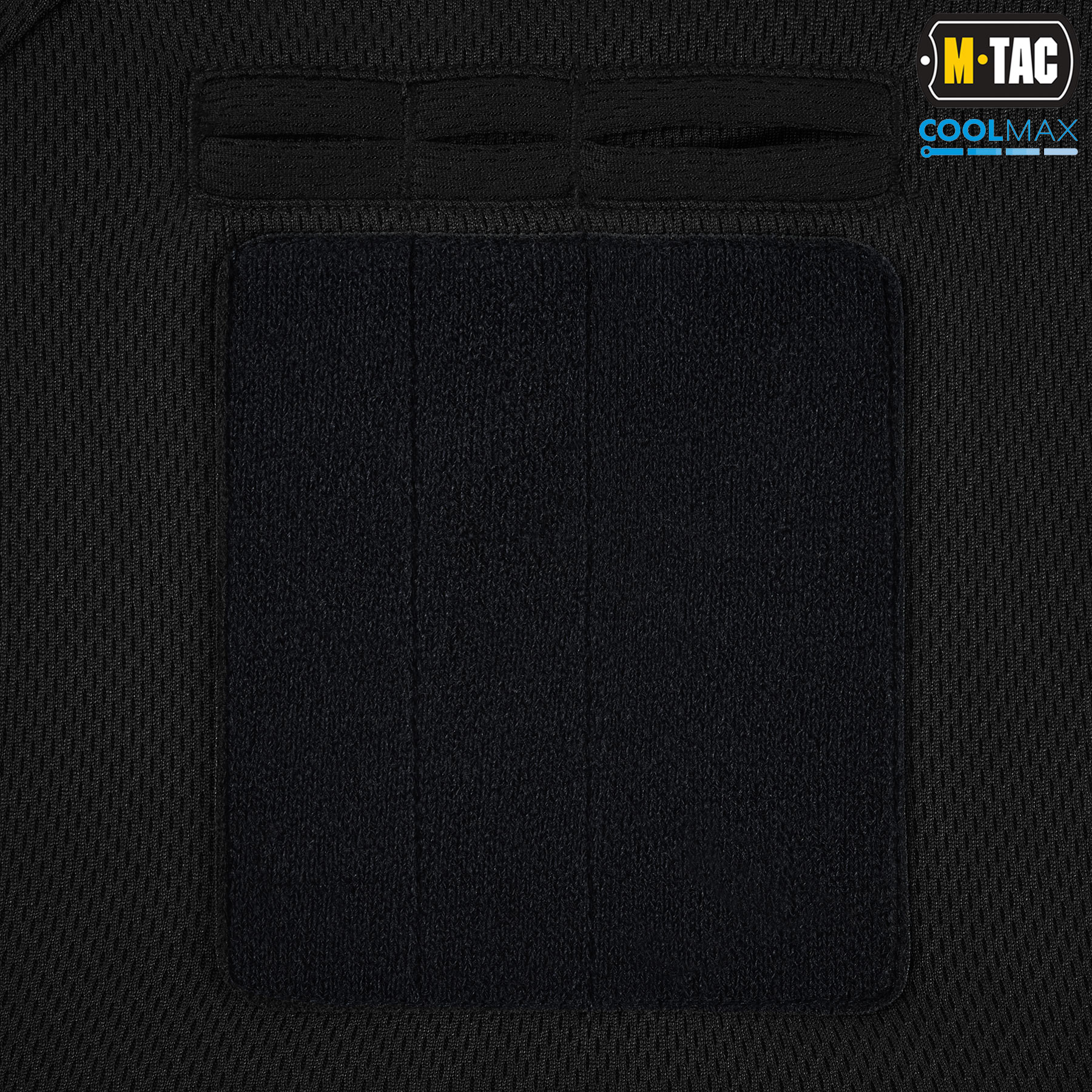 M-Tac поло Elite Coolmax Black/Dark Navy Blue — 9