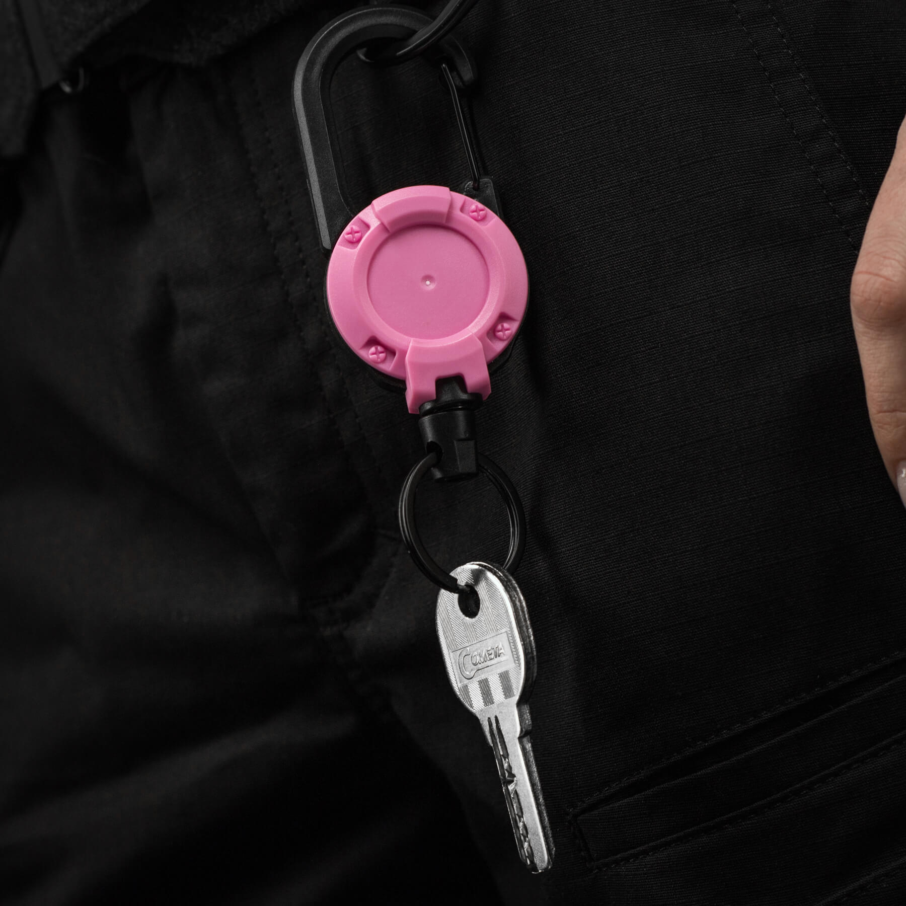 M-Tac карабин с тросиком для ключей Pink — 10