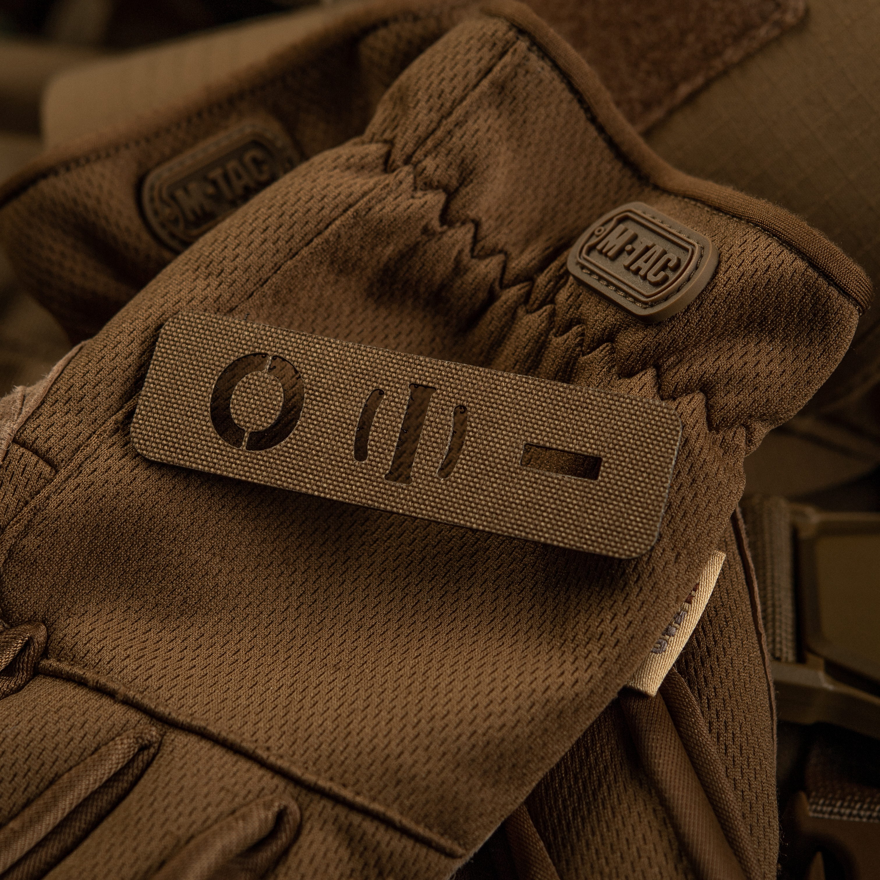 M-Tac нашивка группа крови O (I) - сквозная Laser Cut 25х80 Coyote — 8
