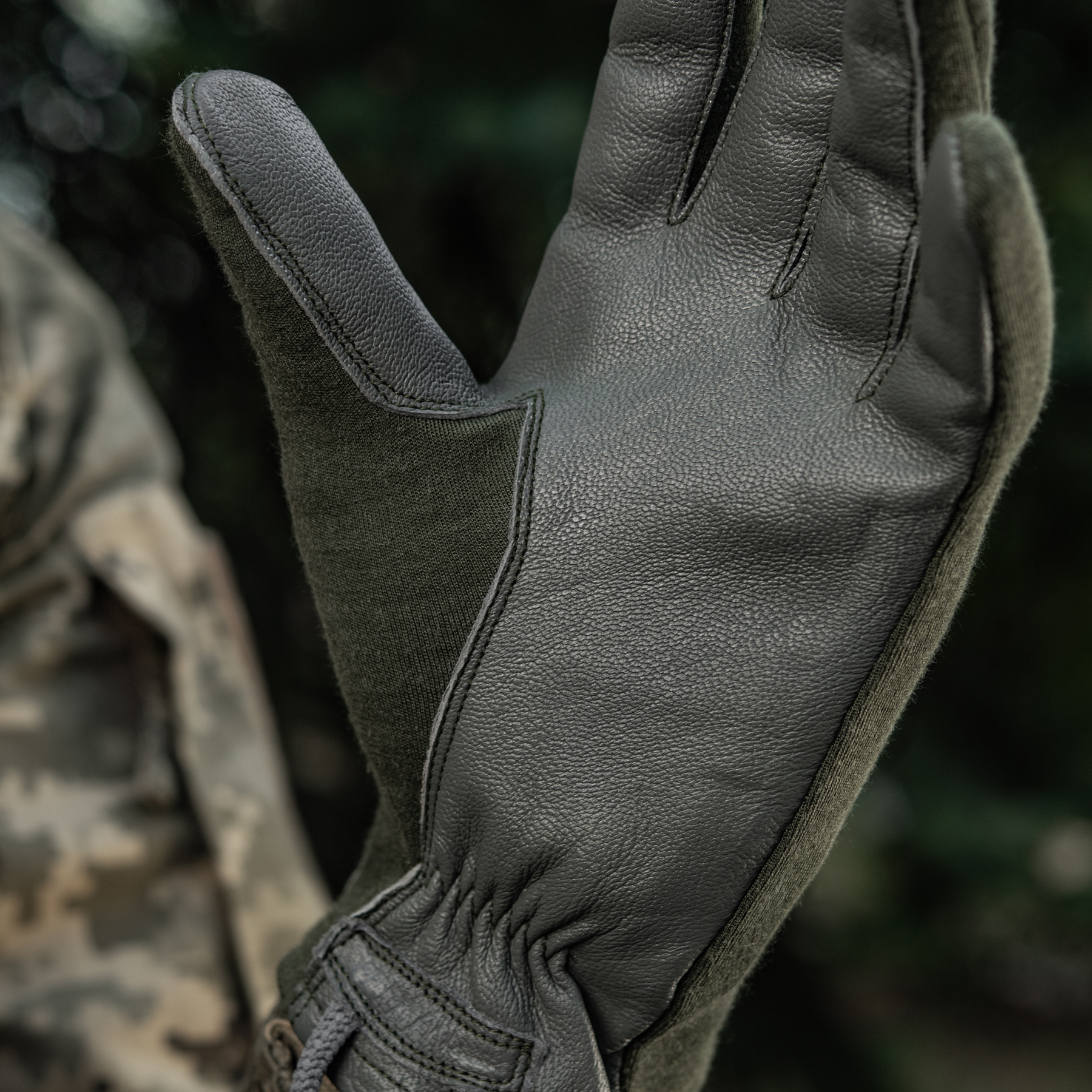 M-Tac перчатки Nomex Sport Leather Olive — 13