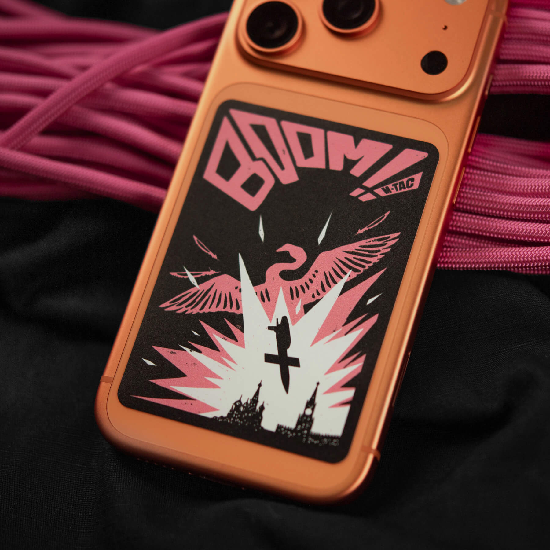 M-Tac наклейка Boom!! Фламінго Pink — 8