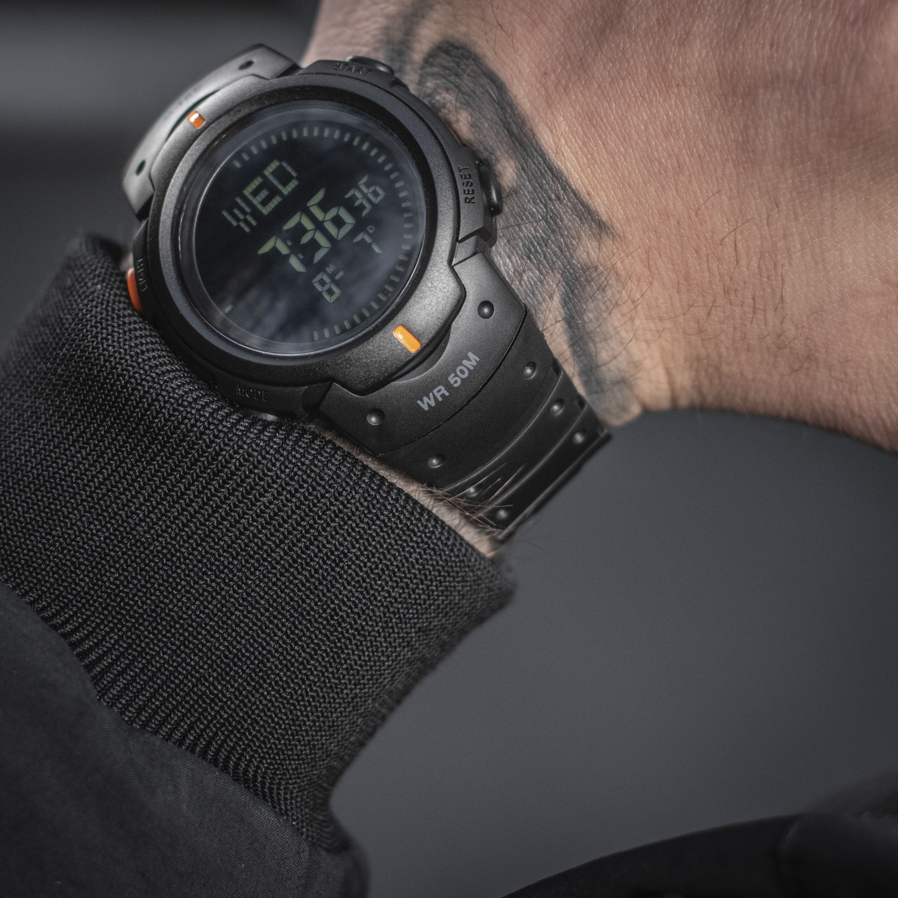 M-Tac часы тактические с компасом Black — 14