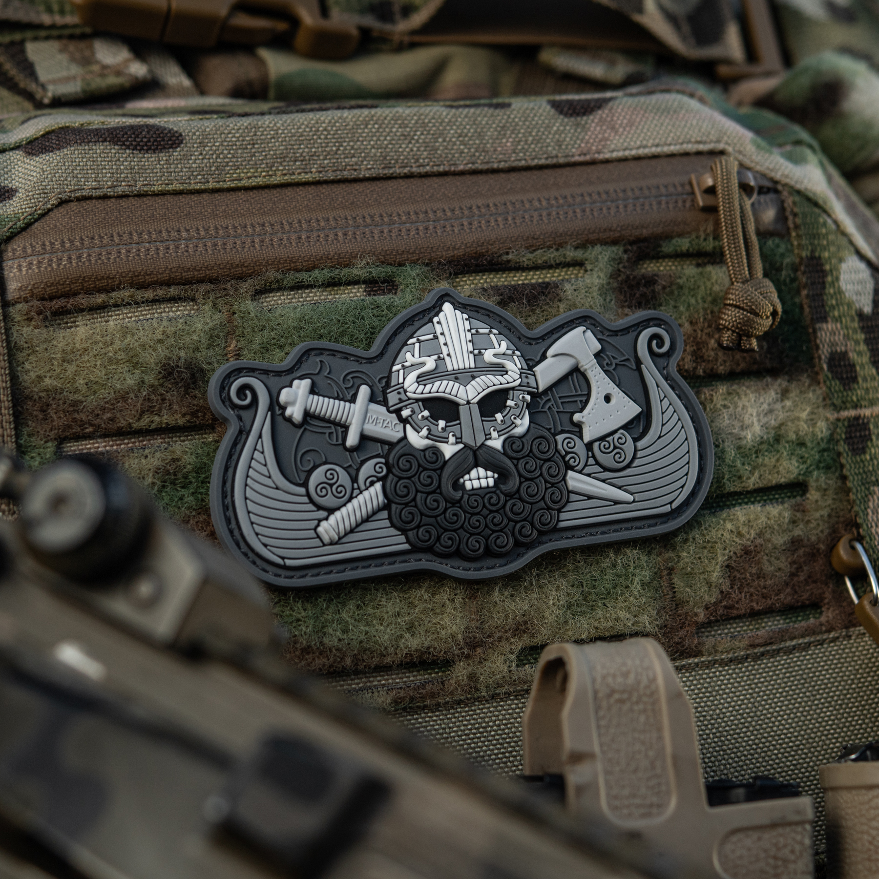 M-Tac нашивка Viking’s Drakkar Black/Grey — 6