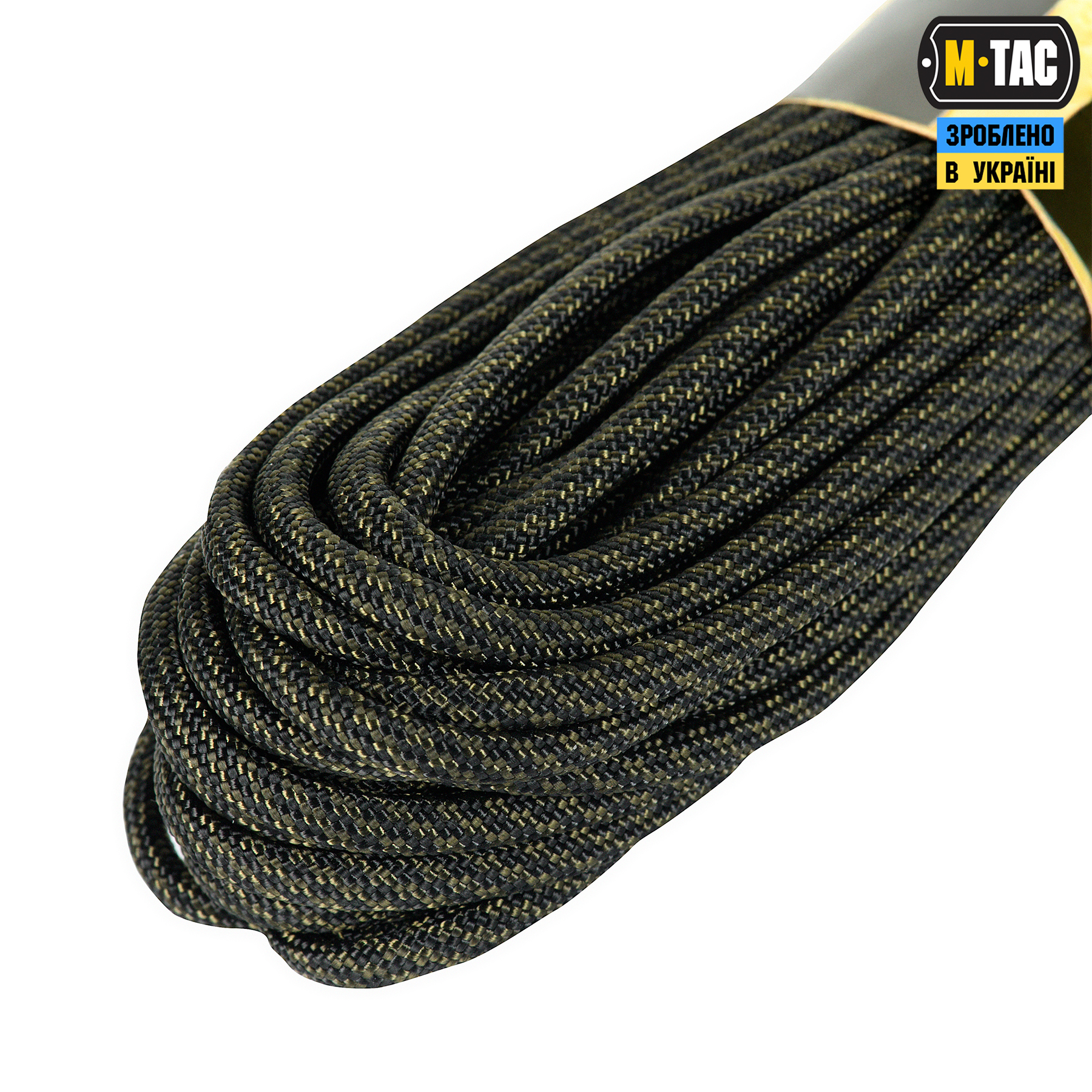 M-Tac паракорд 550 type III 15m Black/Green Stairs — 4