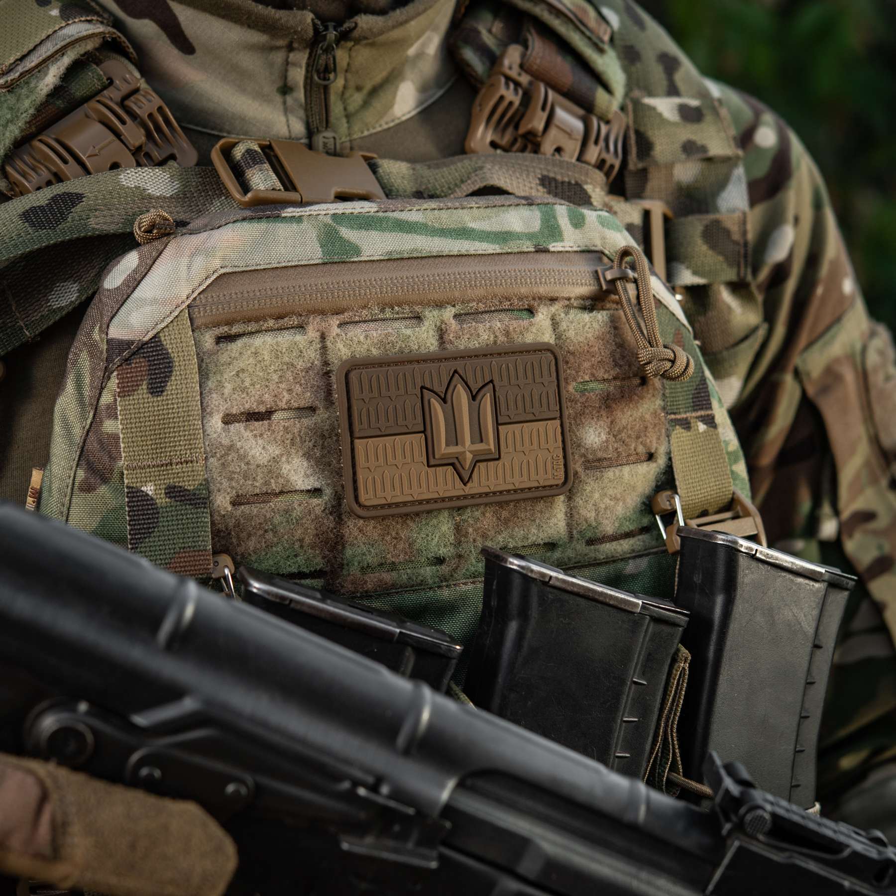 M-Tac нашивка прапор України з тризубом ЗСУ PVC Coyote — 8