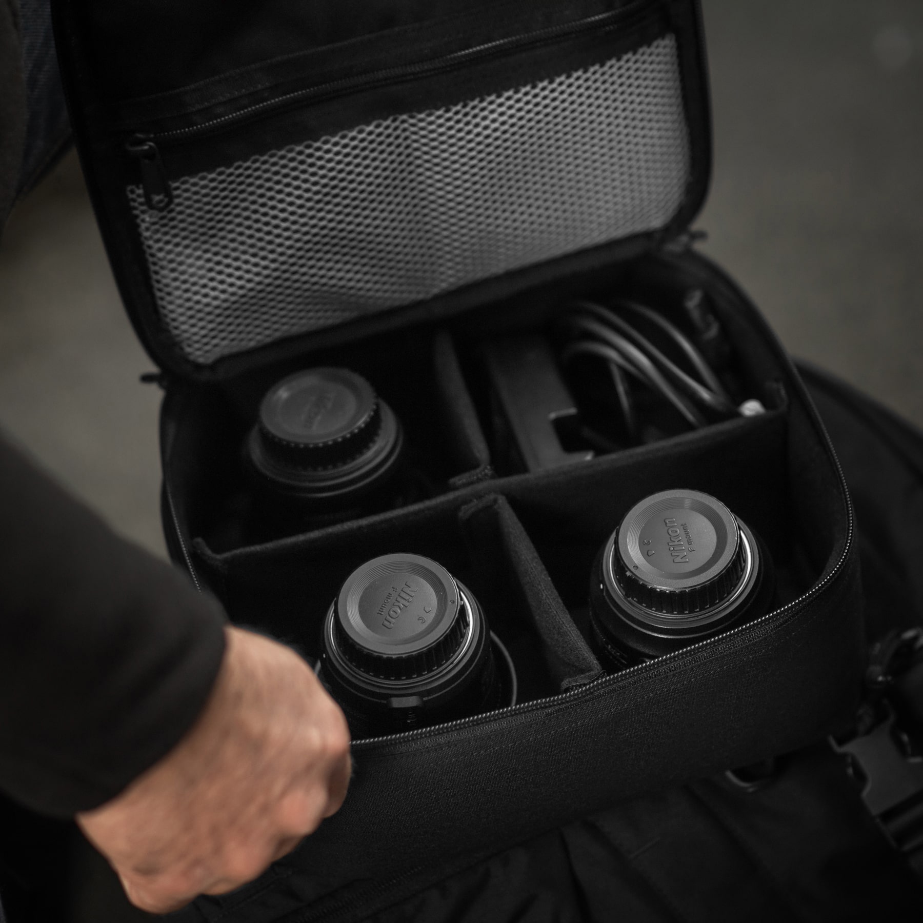 M-Tac органайзер утилитарный Hardshell Utility box L Black — 22