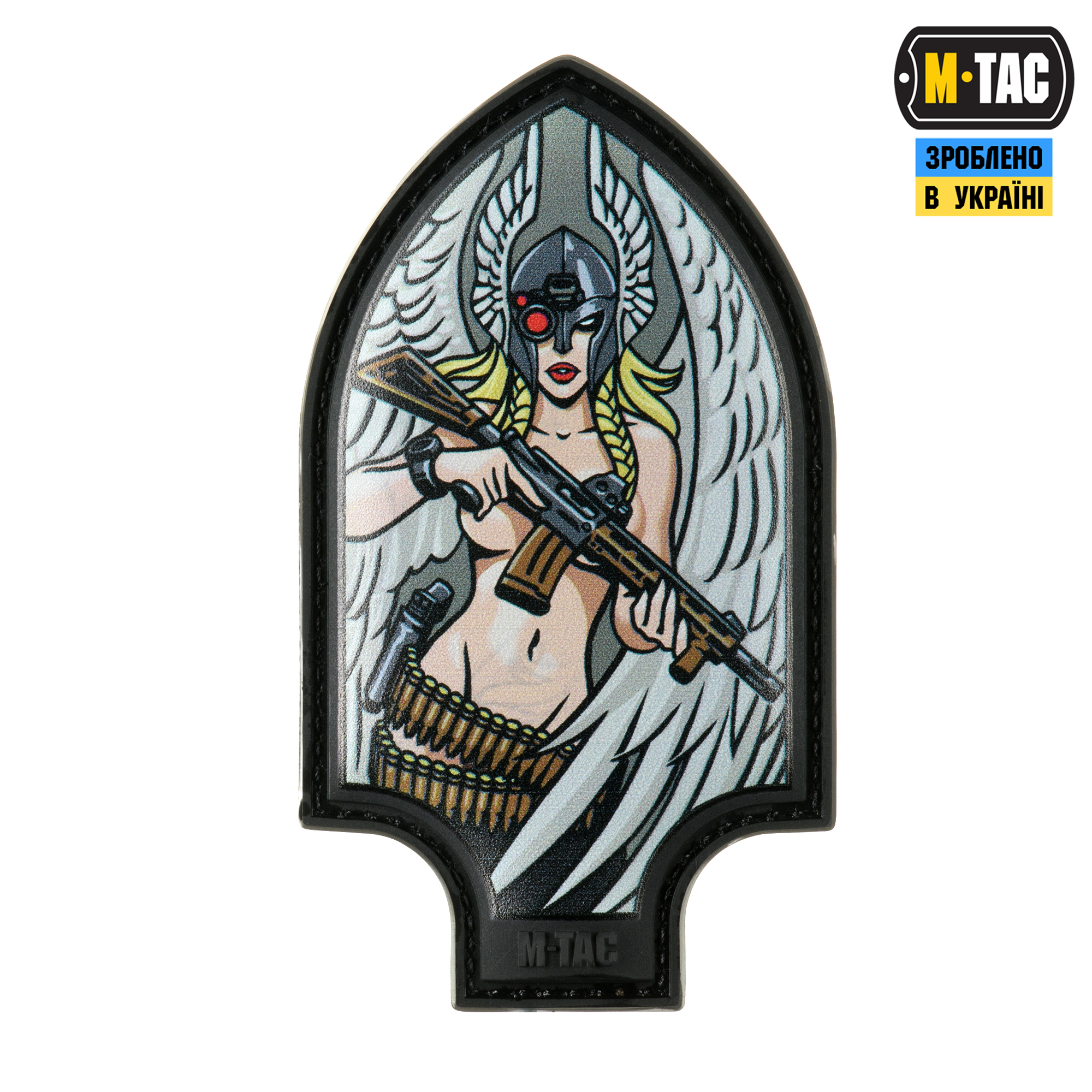 M-Tac нашивка Піка Валькірія PVC друк Black — 2