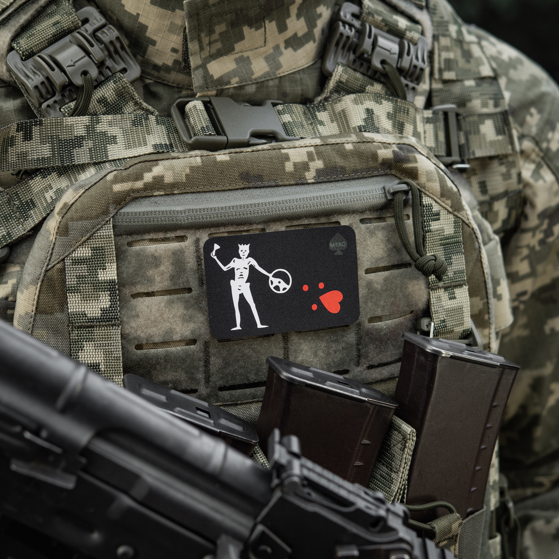 M-Tac нашивка прапор Чорна Борода Driver Black — 6