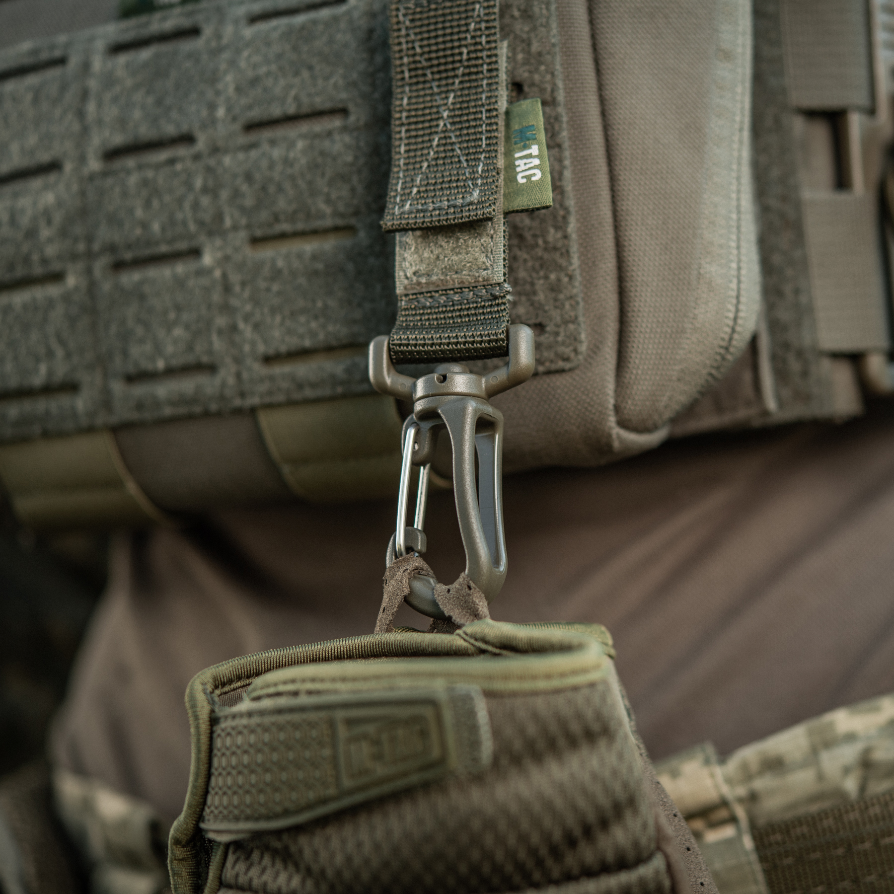 M-Tac крепление с карабином Ranger Green — 11