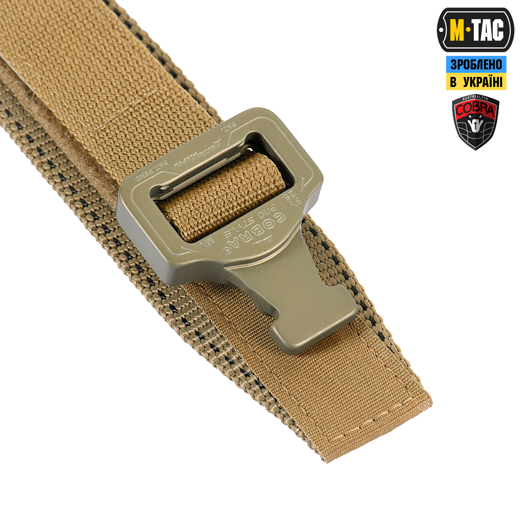 M-Tac ремень Cobra Buckle Belt Coyote — 5
